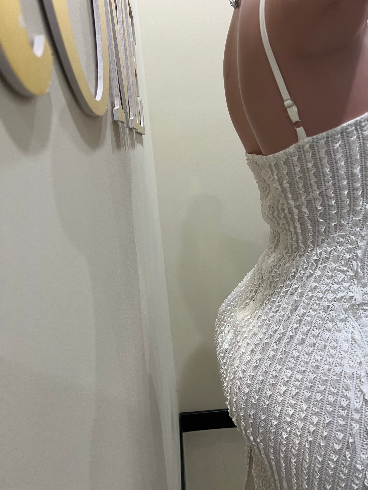 Mila Flower Dress (White)