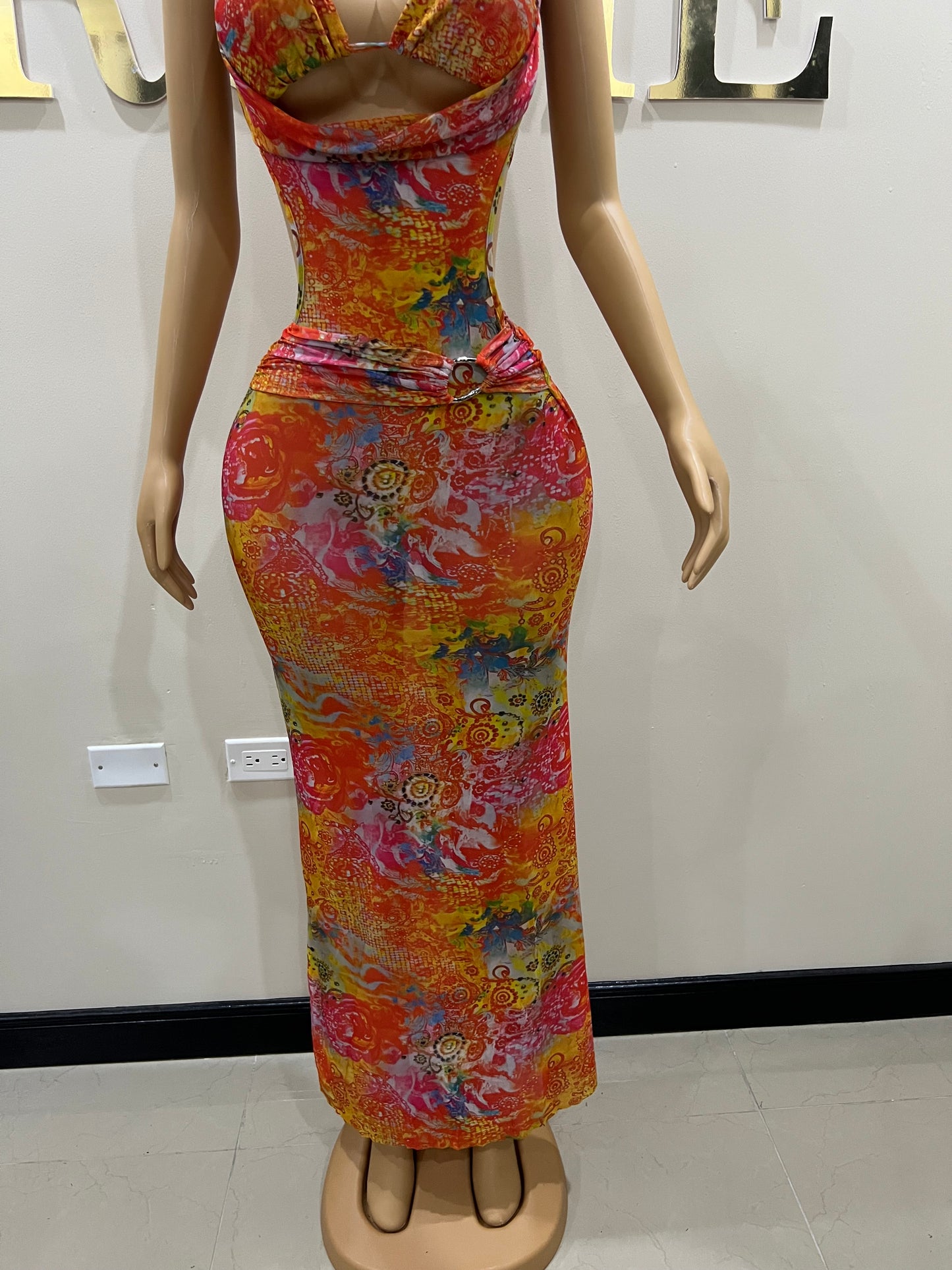 Alani Mesh 2 Pcs Dress