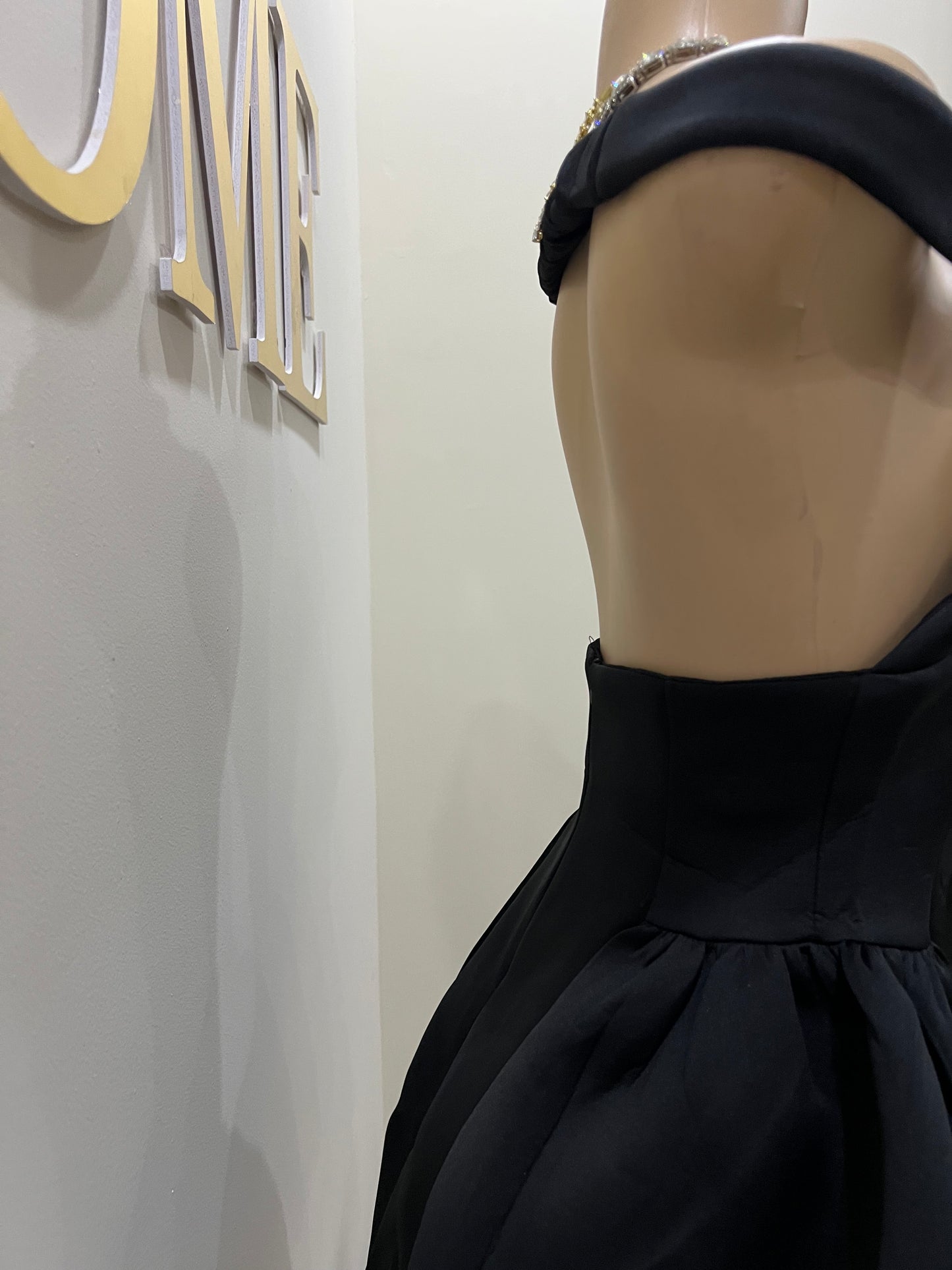 Francesca Diana Dress (Black)