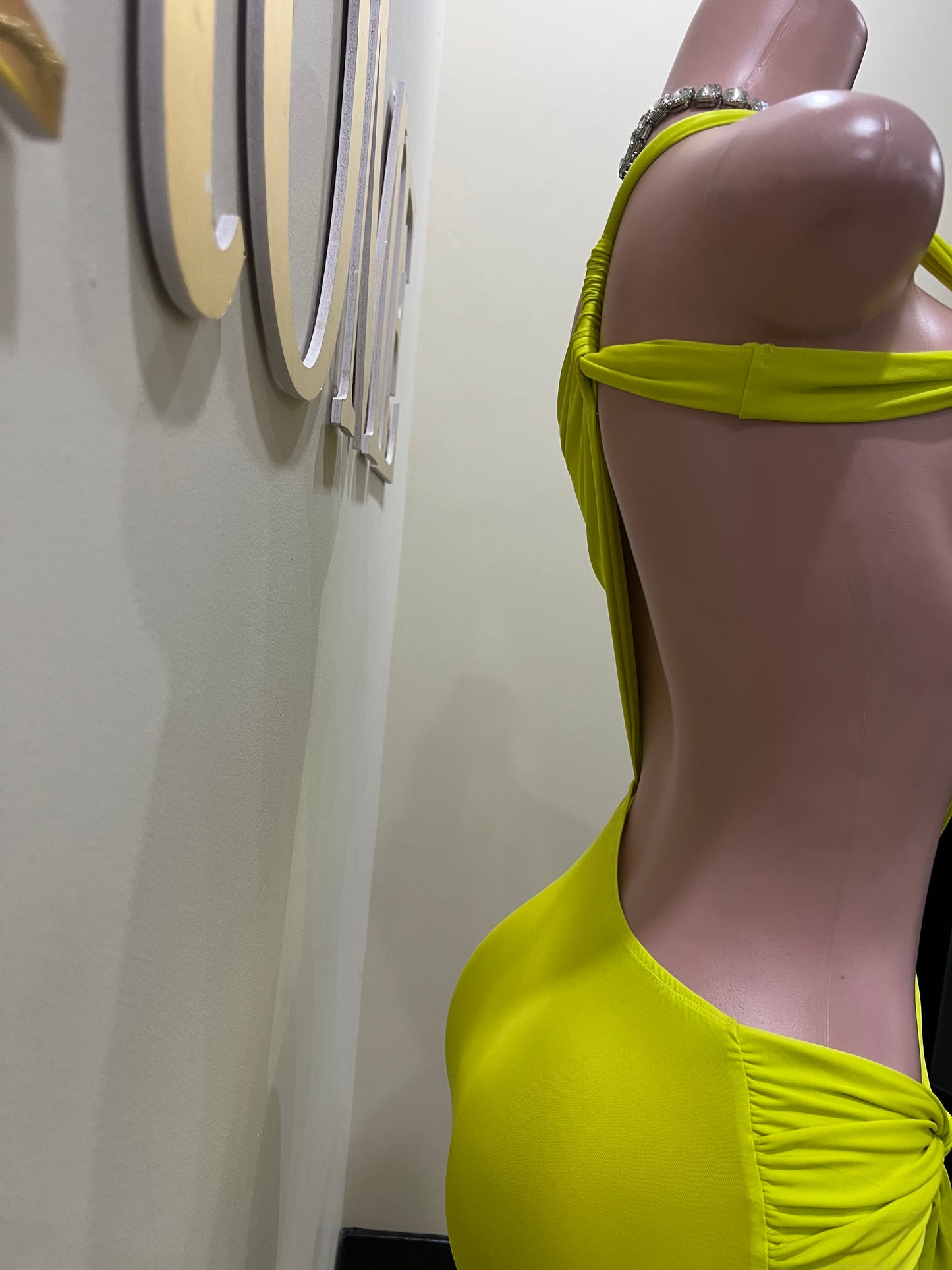 Emma Giselle Dress (Bright Green)