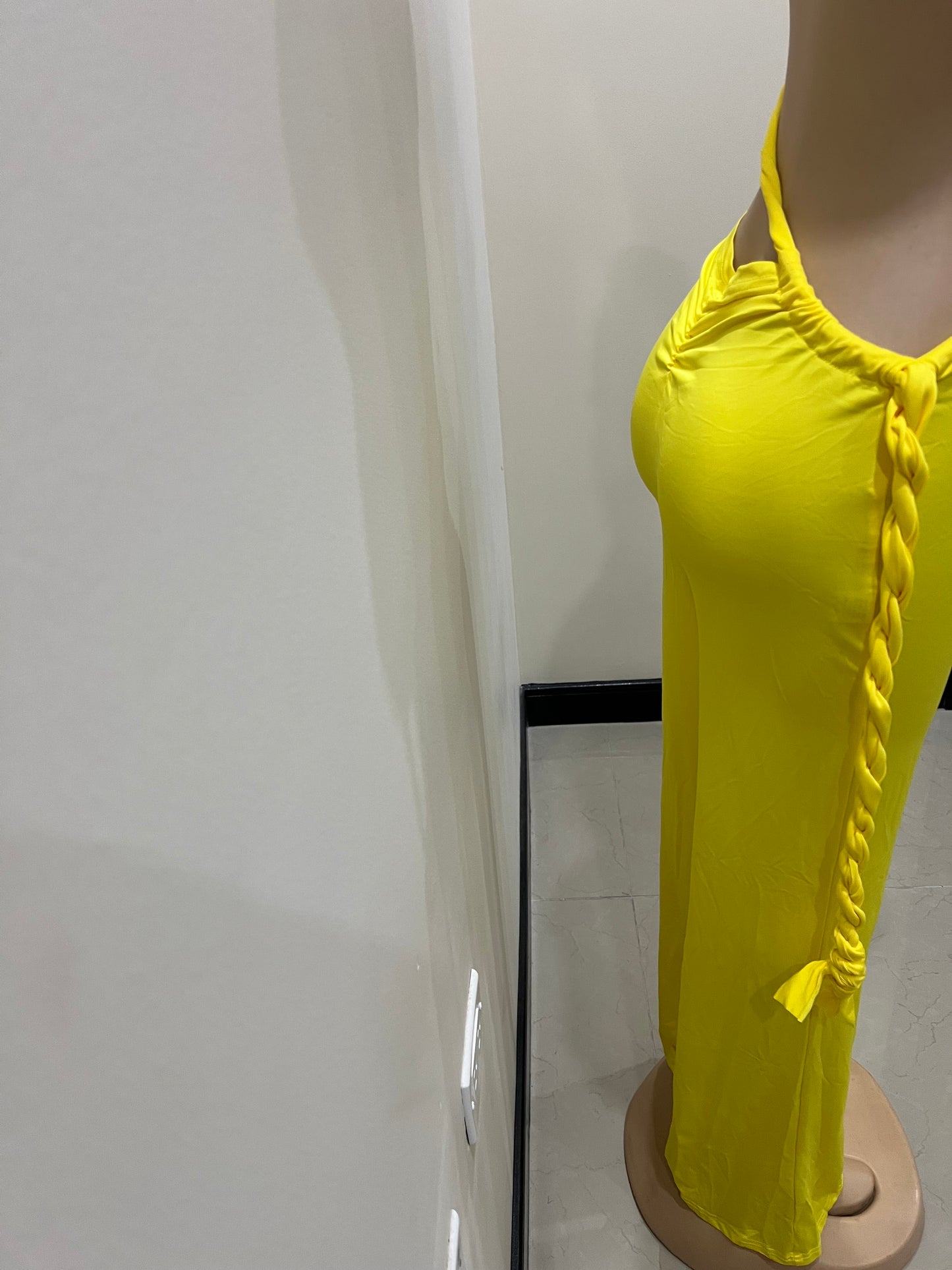 Emma Giselle Jumpsuit (Yellow)