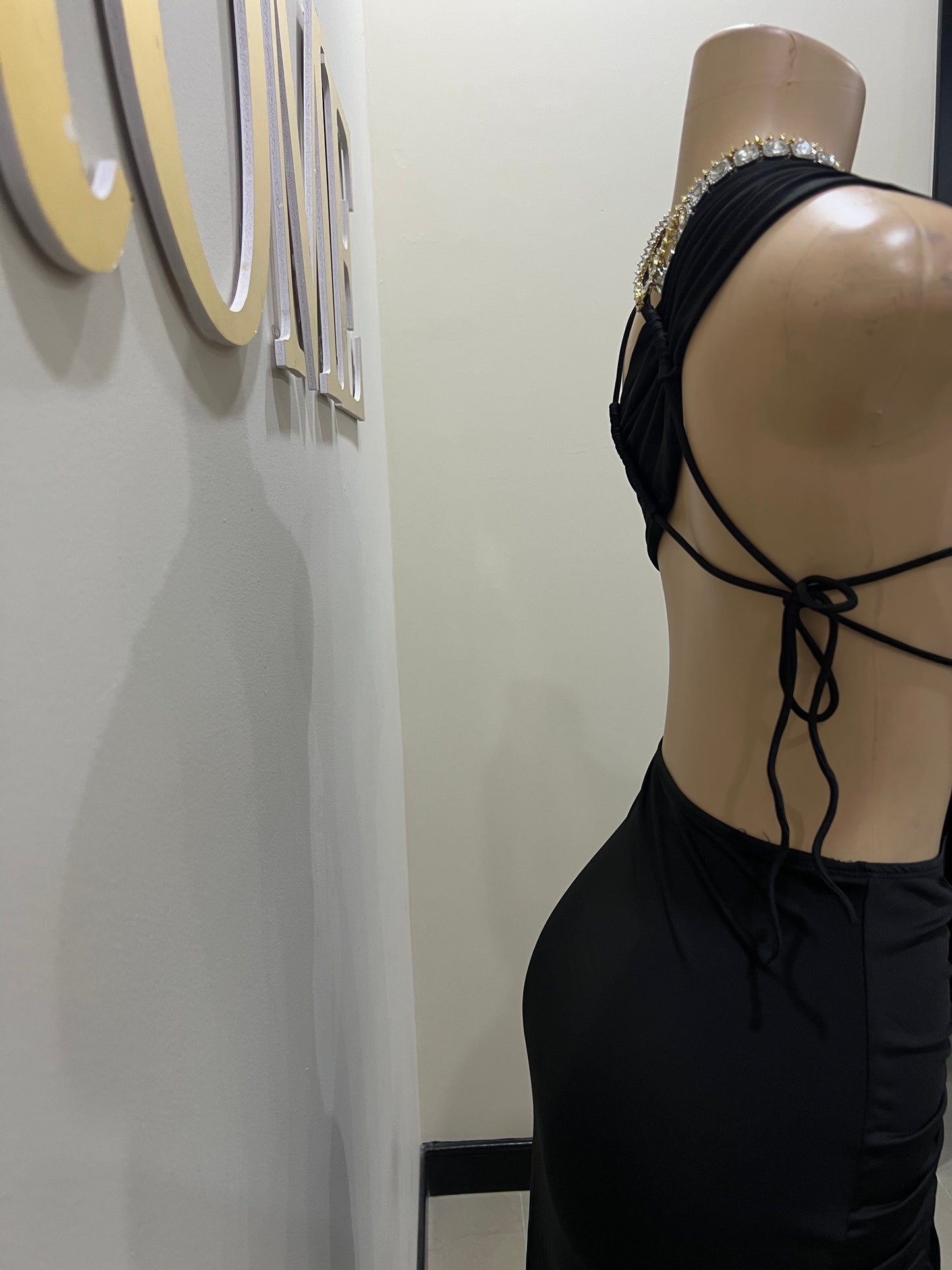 Amelia Giselle Dress (Black)