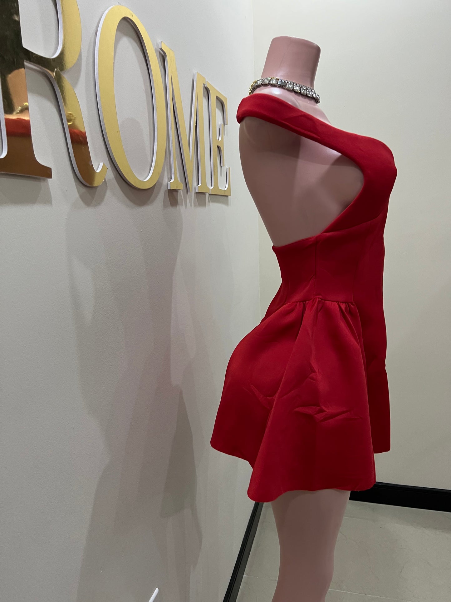 Francesca Diana Dress (Red)