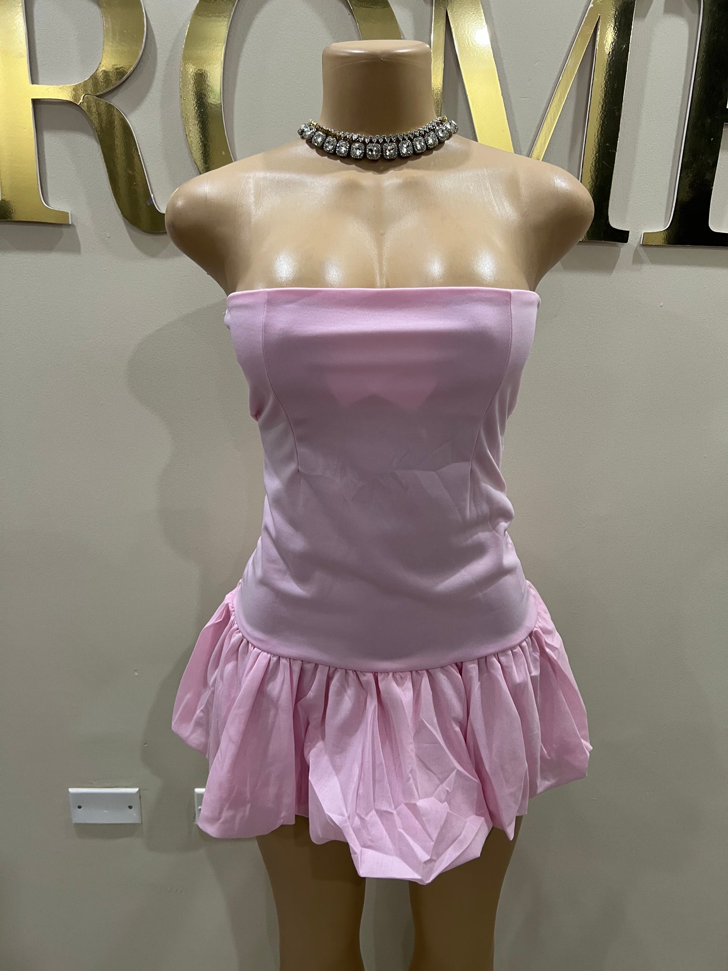 Solange Princess Pumpkin Dress (Pink)