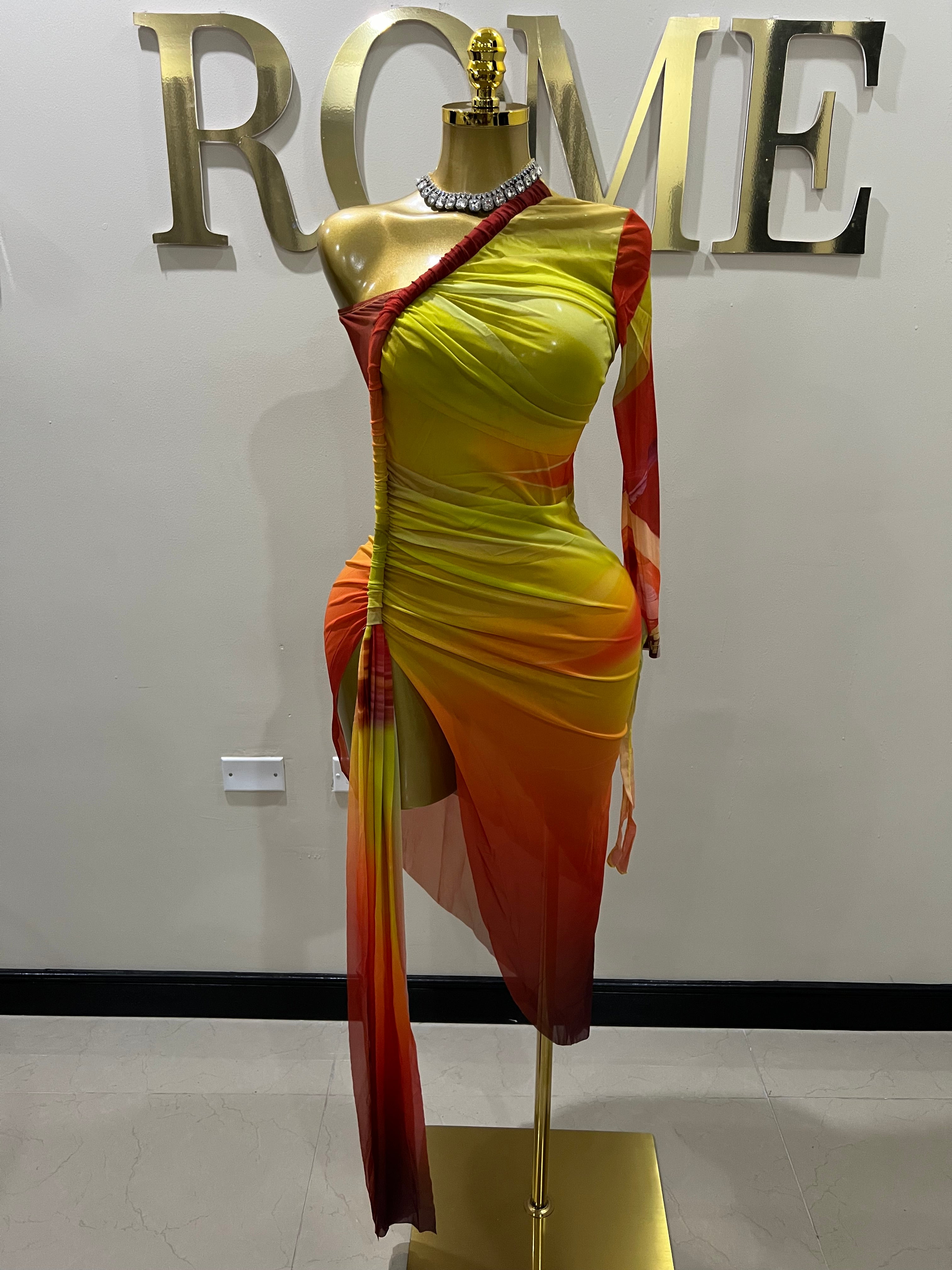 Cairo Carli Mesh Dress – Rome Fashion House
