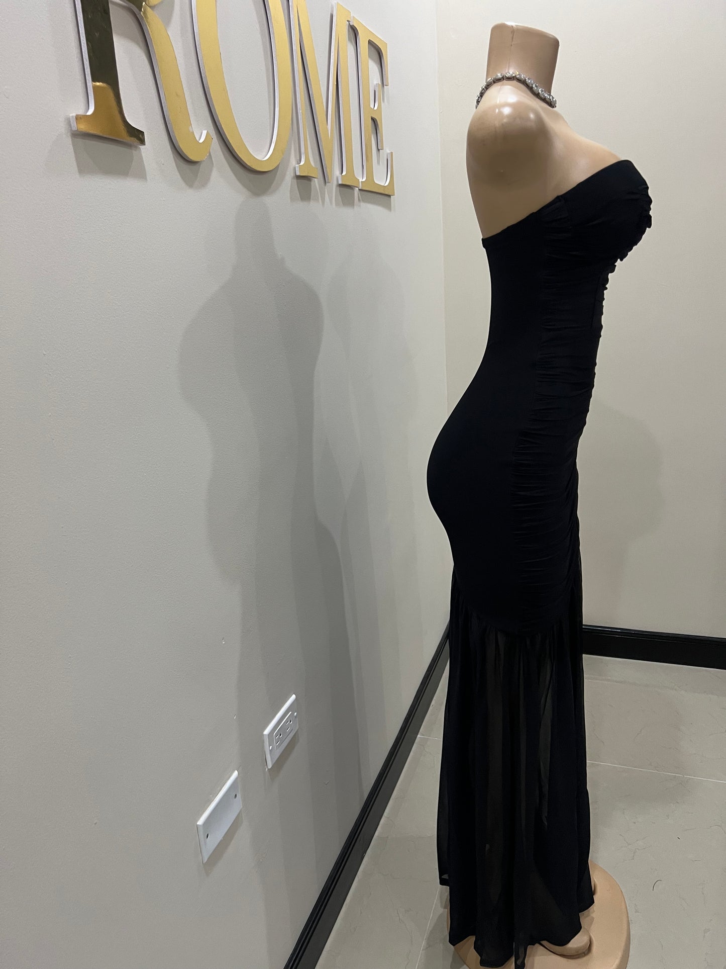 Ciara Nara Mesh Dress (Black)