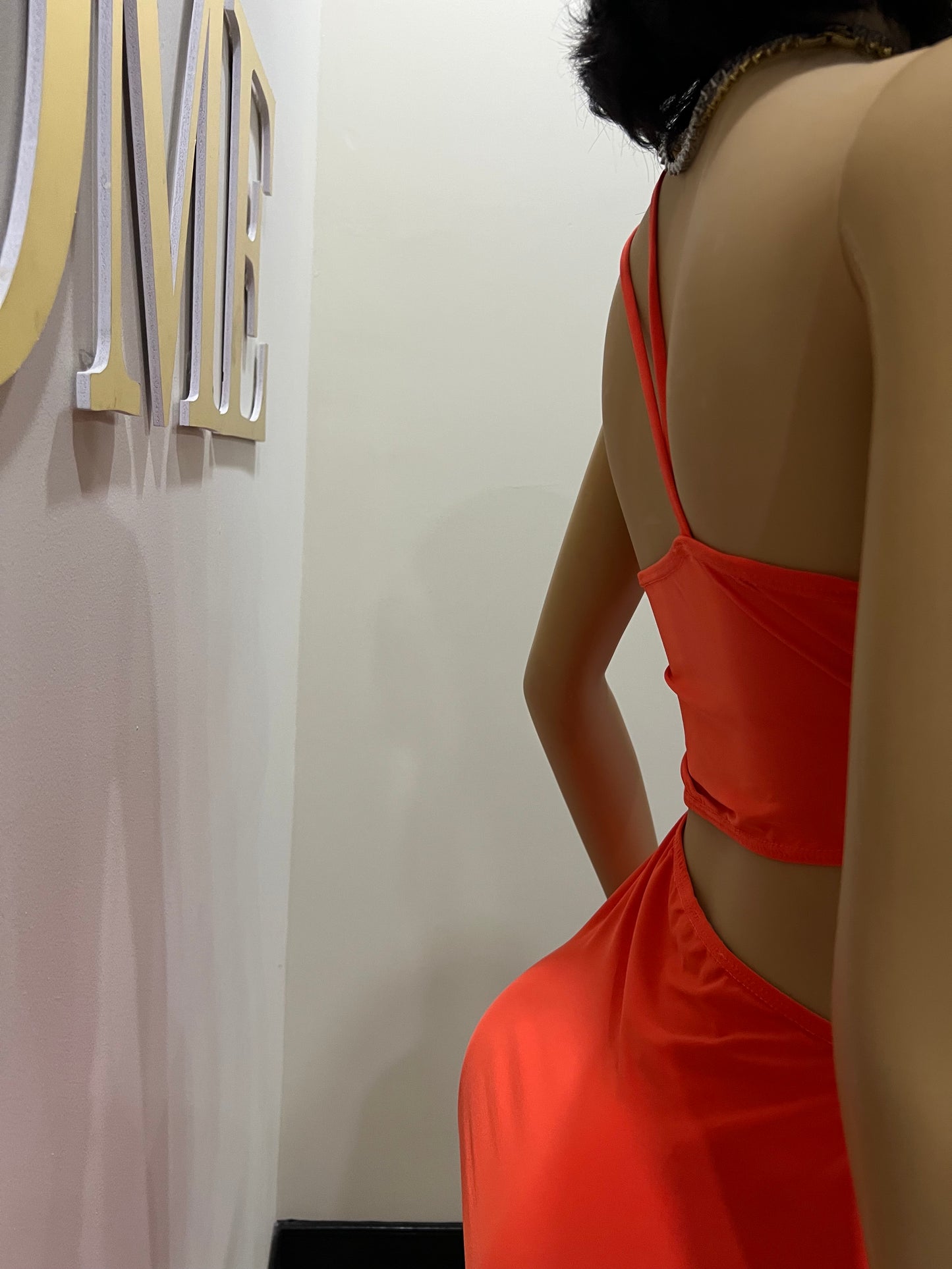 Snake Ming Dress (Orange)