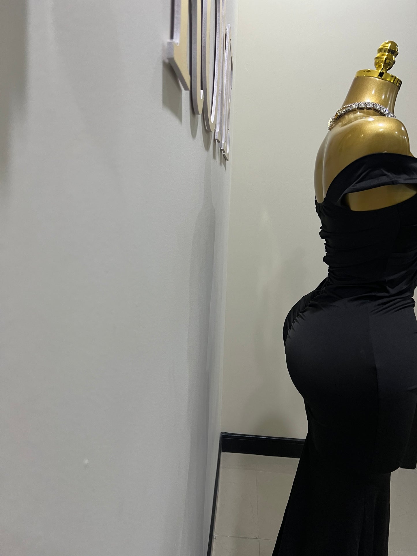 Kerry Elle Train Dress (Black)