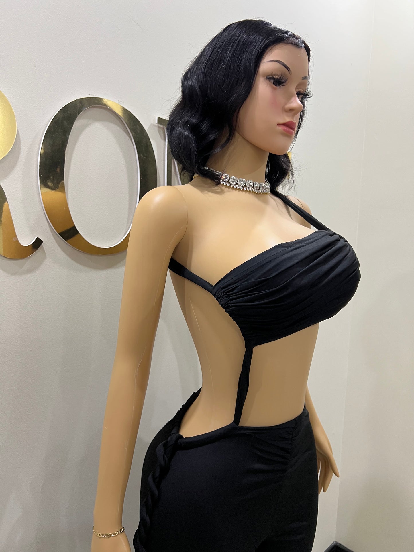 Emma Giselle Jumpsuit (Black)