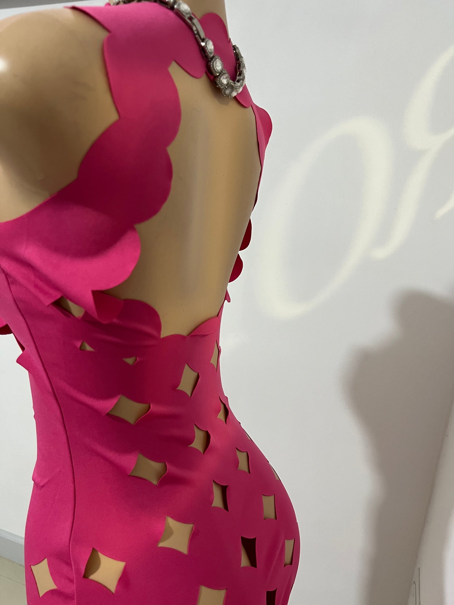 Tracy Cut Out Dress (Pink)