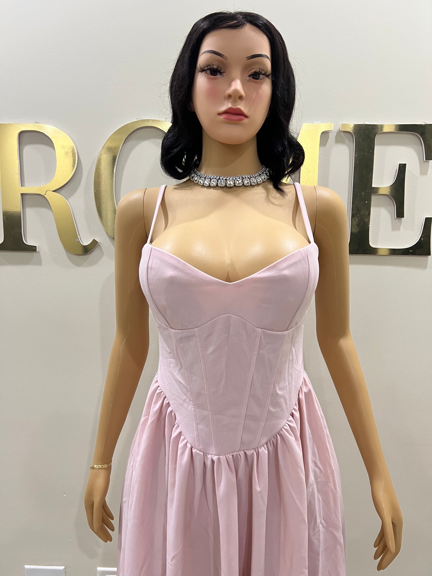 Daisy Diana Dress (Pale Pink)