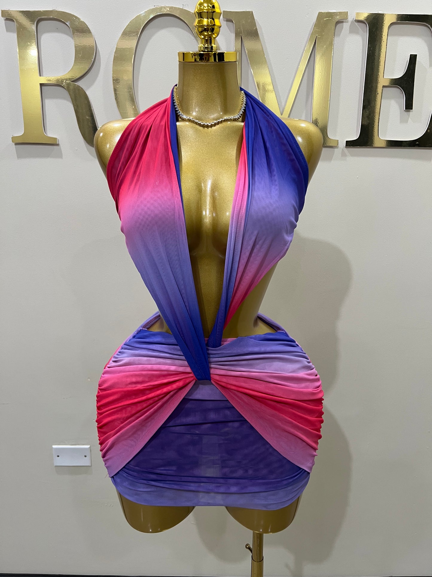 Asia Paradise Mesh Dress (Purple)