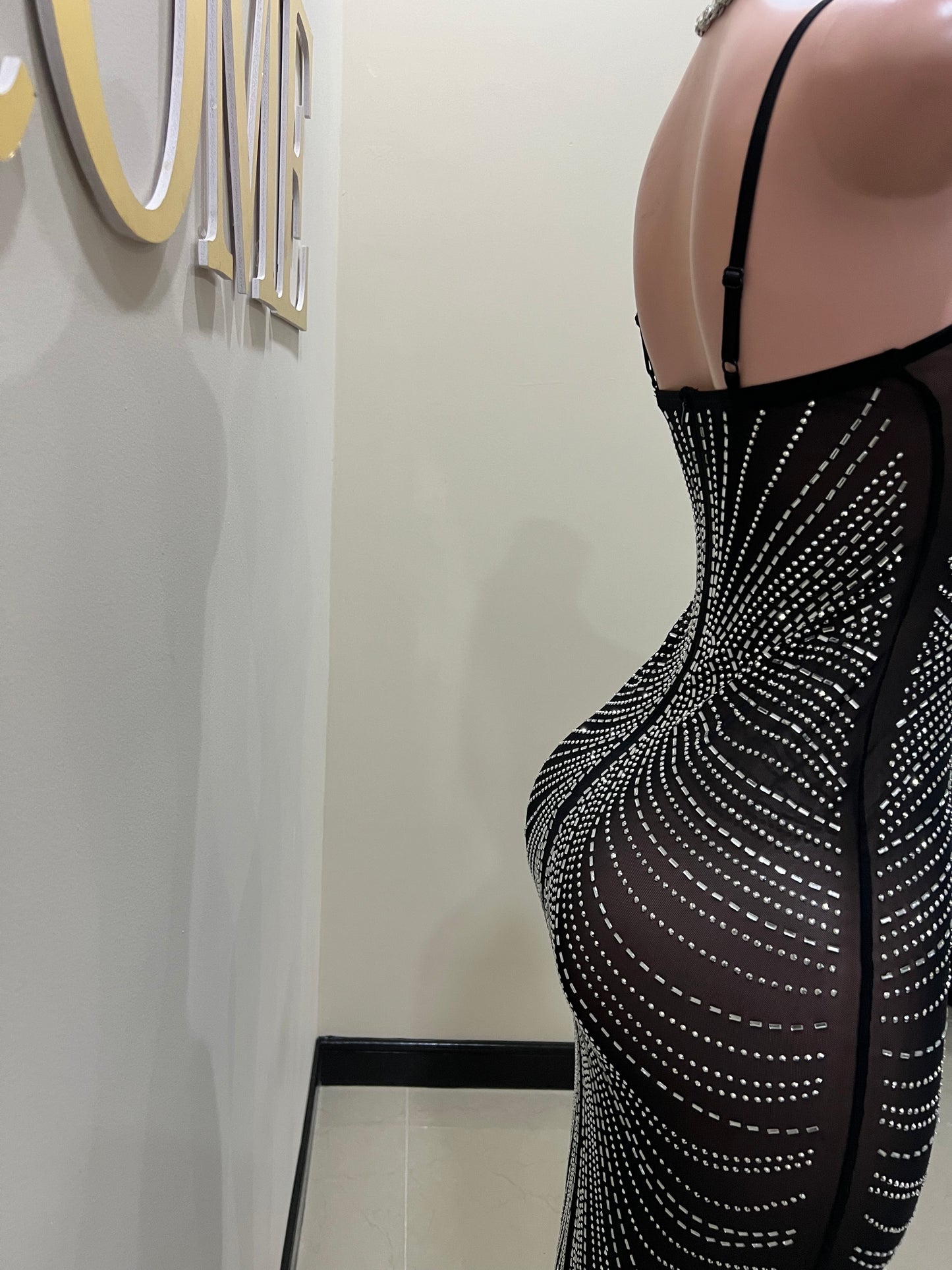 Gianna Medusa Dress (Black)