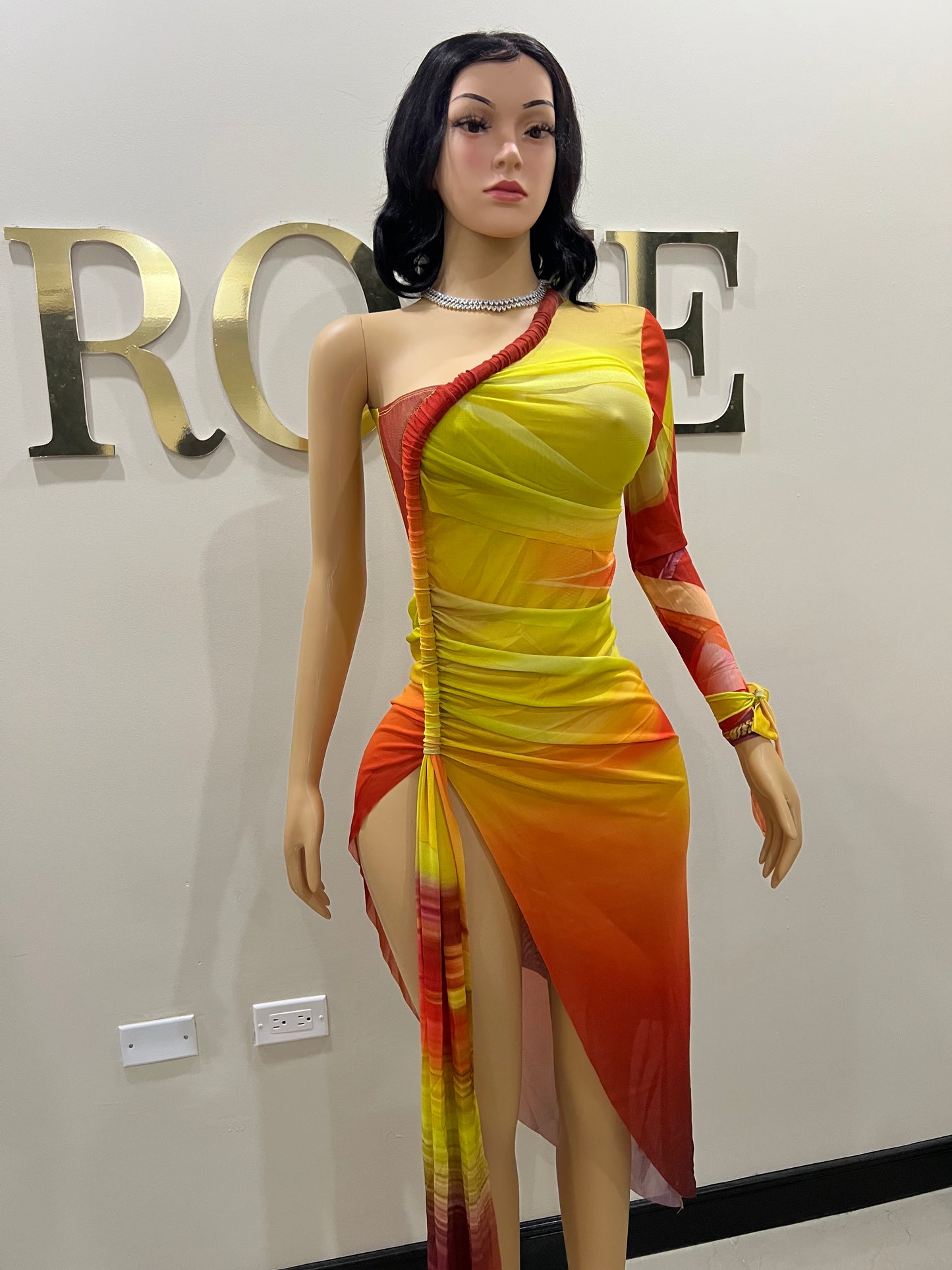 Cairo Carli Mesh Dress