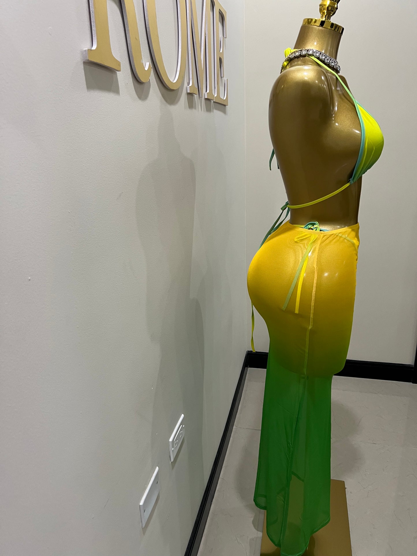 Margarita 3 Pcs Mesh Skirt Set