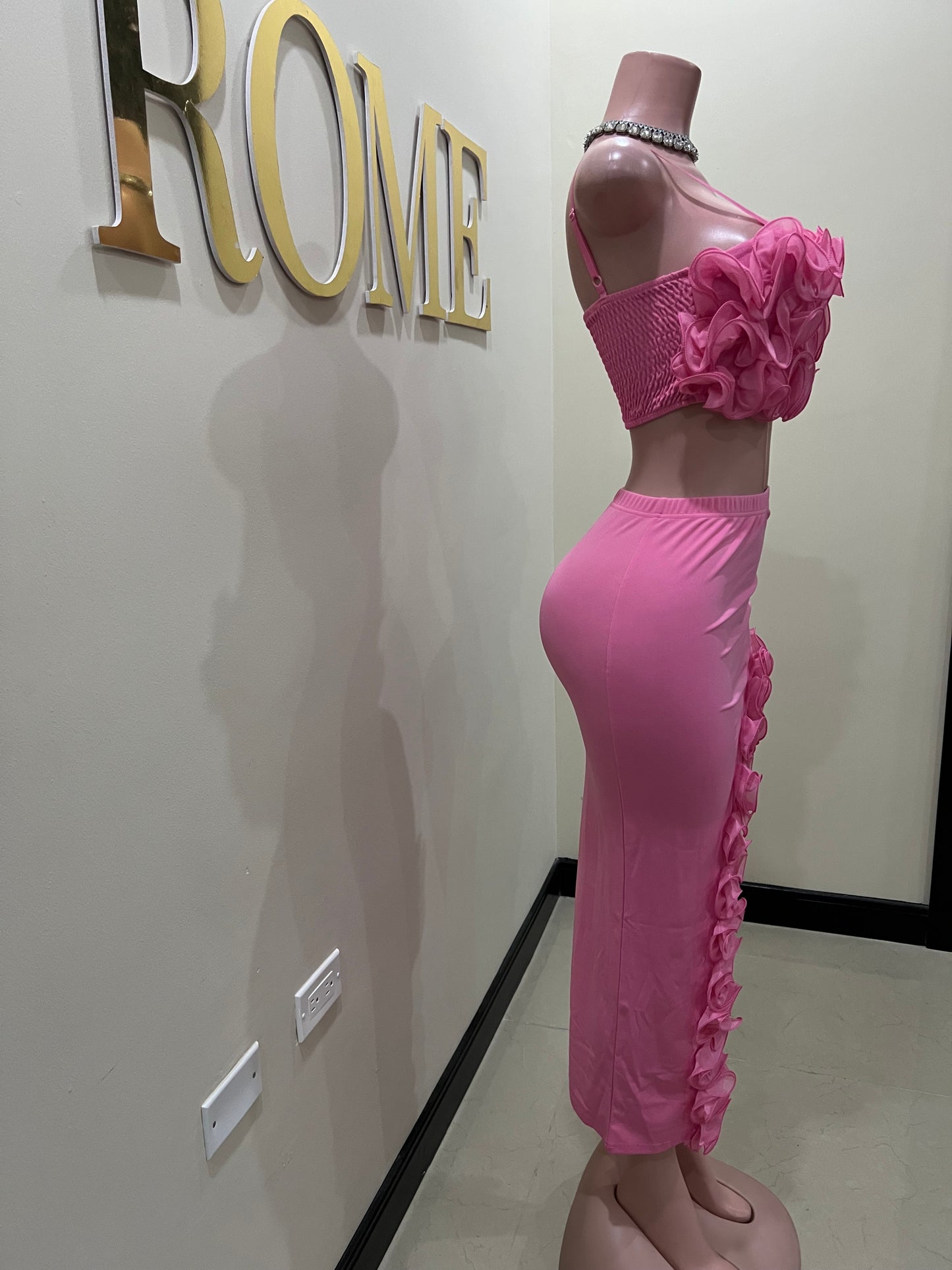 Bloom Skirt Set (Pink)
