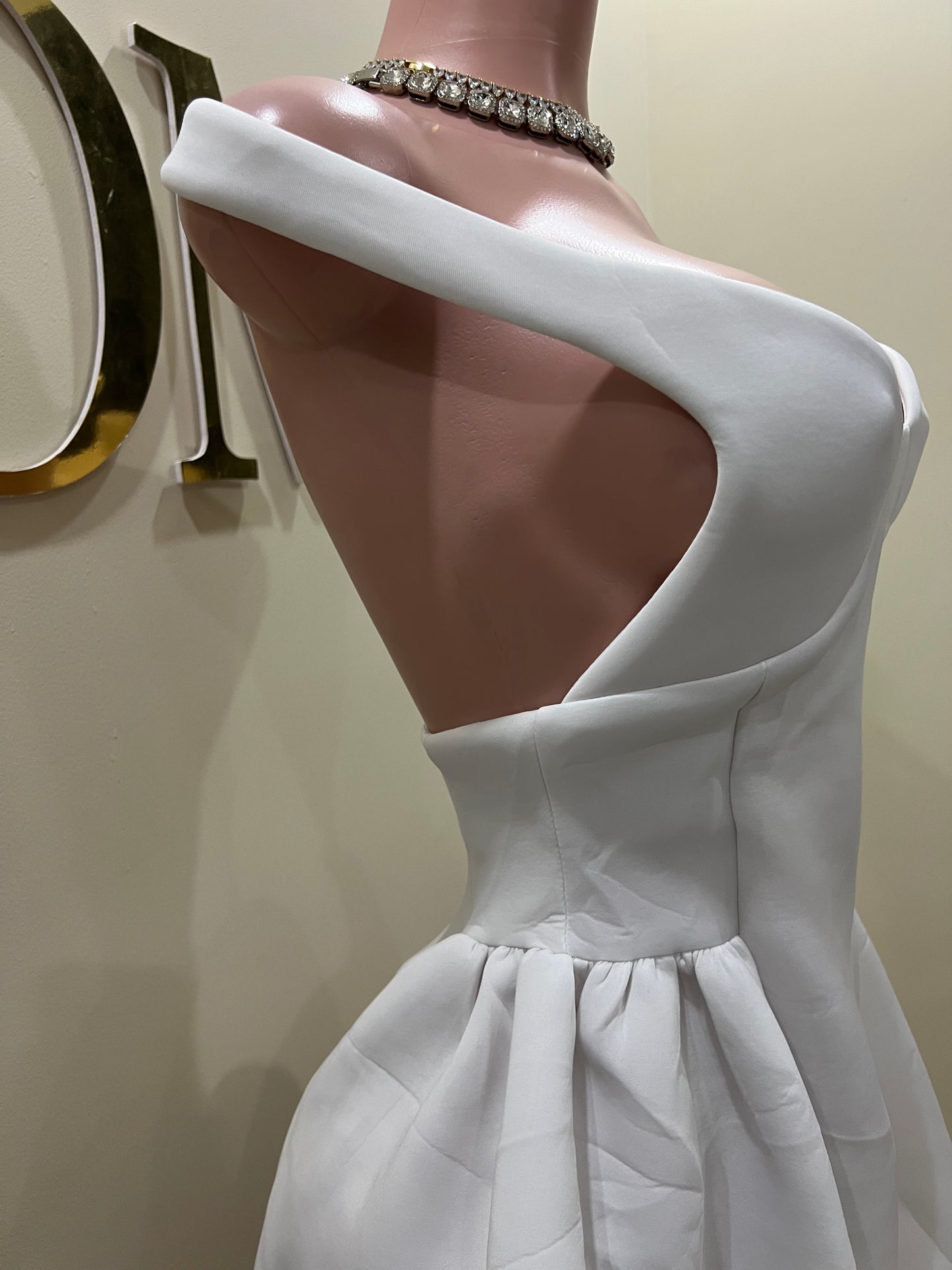 Francesca Diana Dress (White)