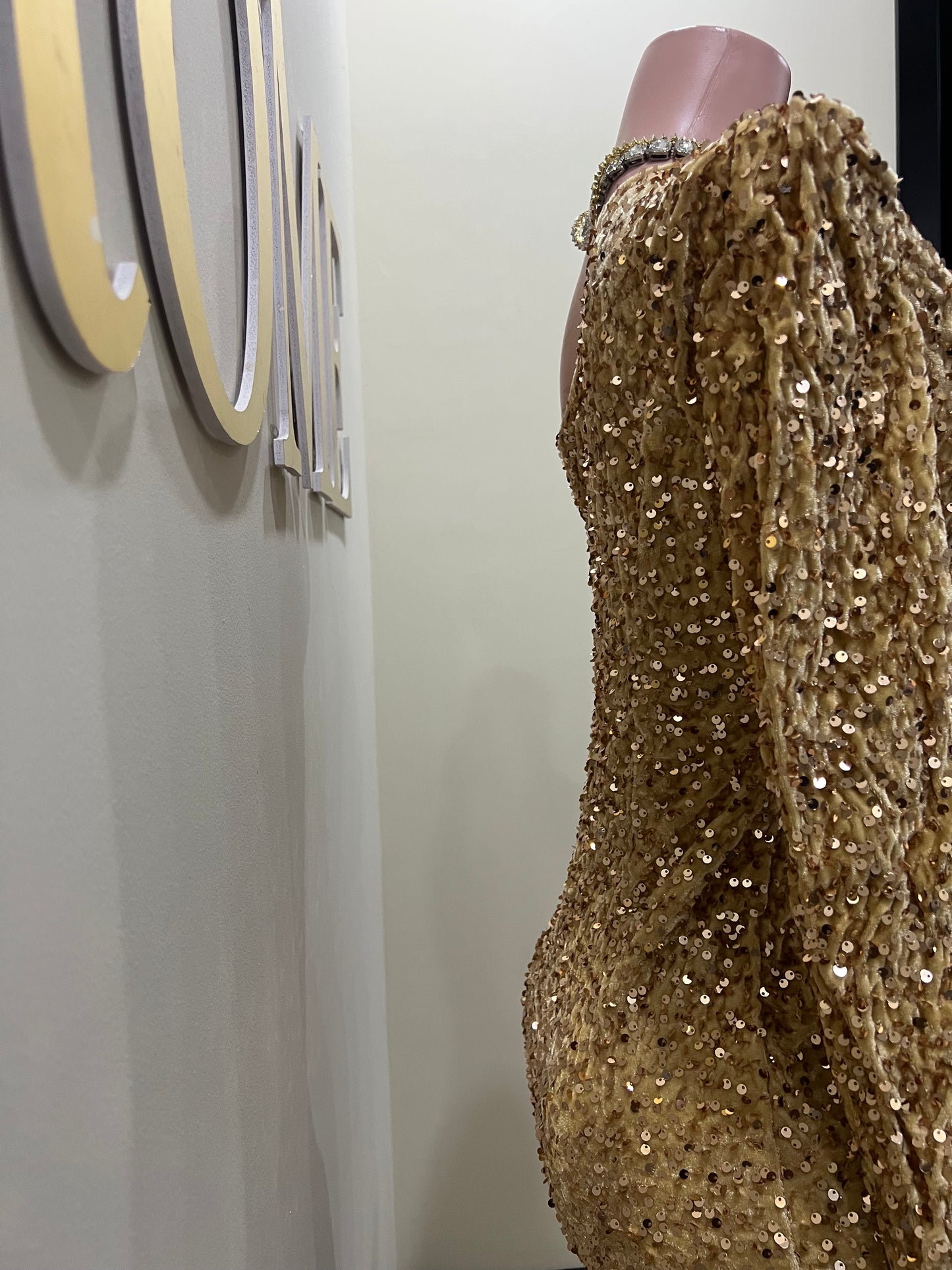 Holly Beth Dress (Gold)