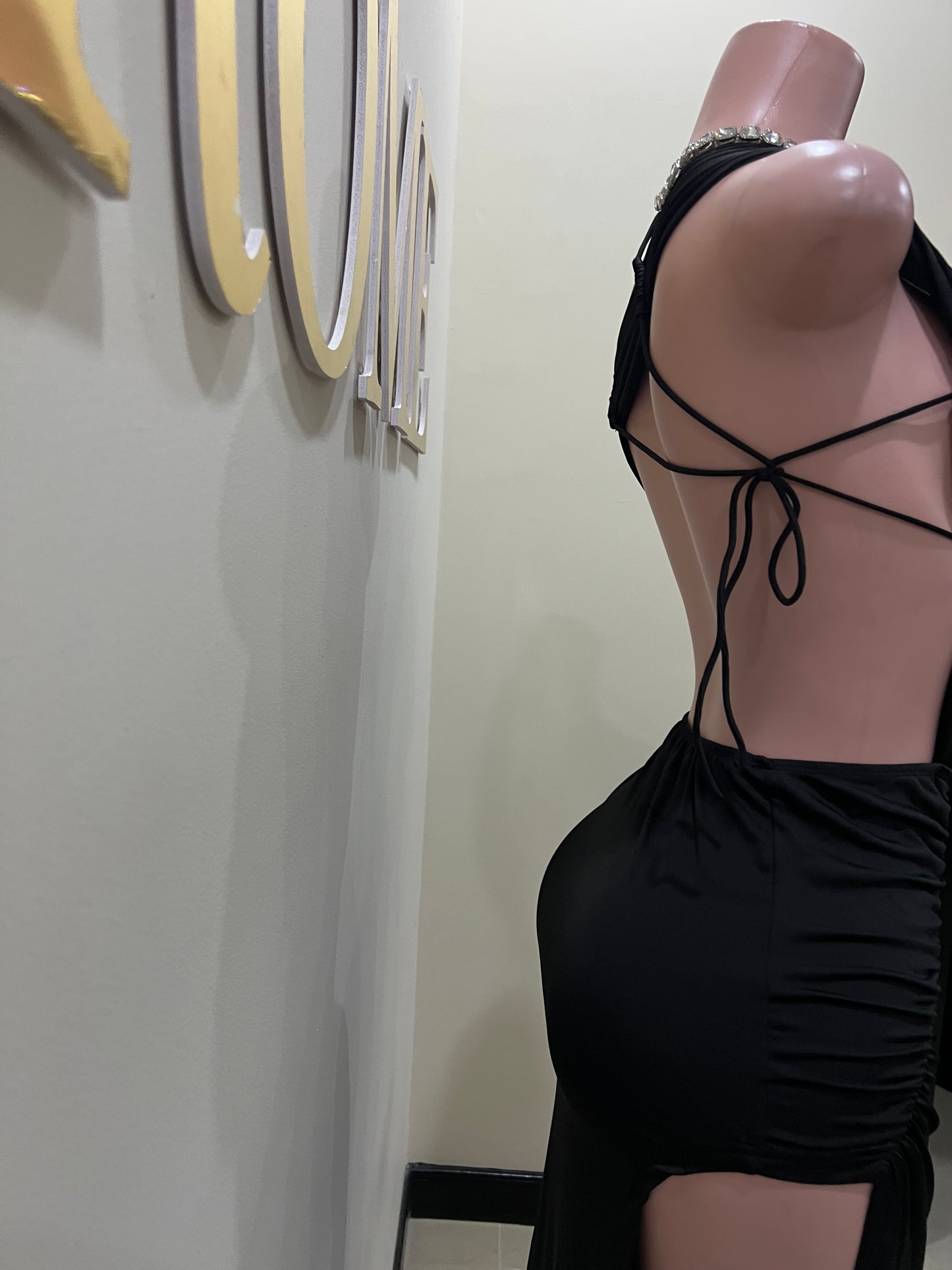 Amelia Giselle Dress (Black)