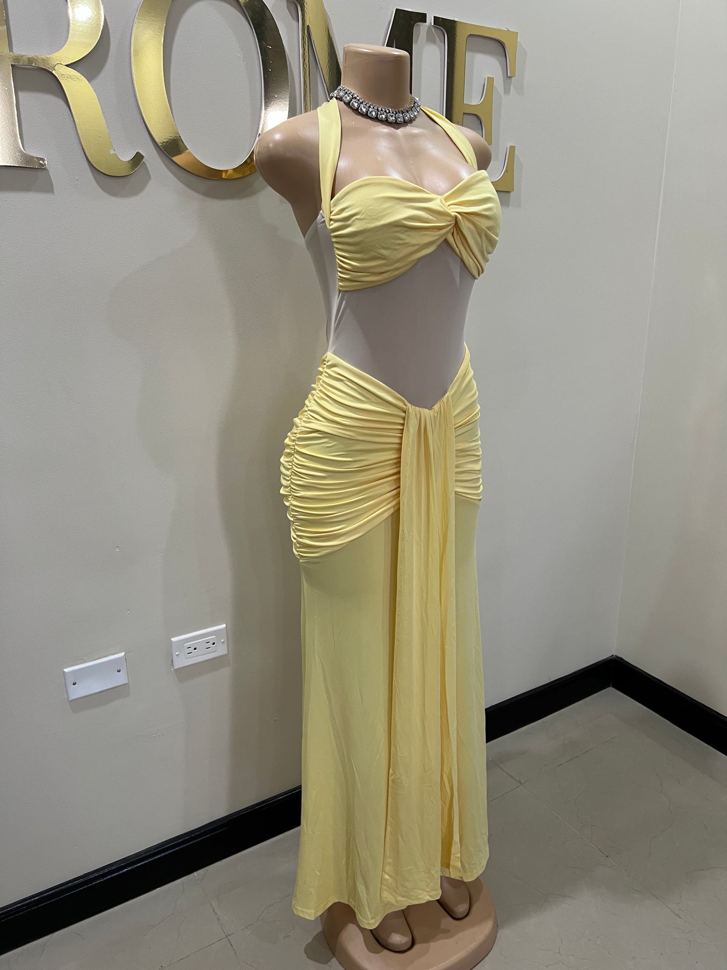 Sweetheart Nara Dress (Yellow)