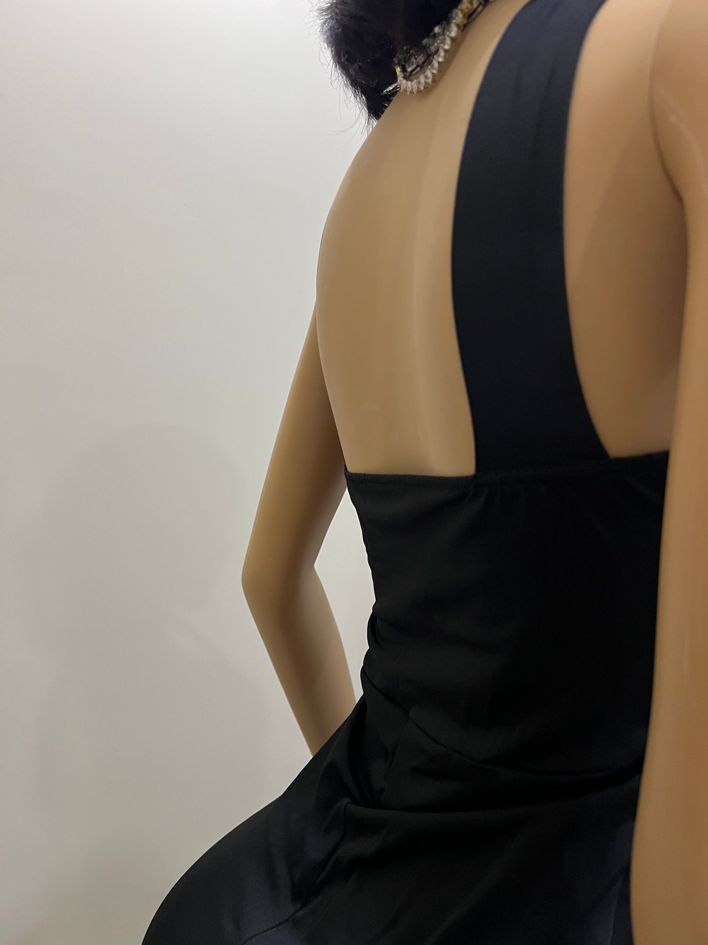 Kerry Ann Train Dress (Black)