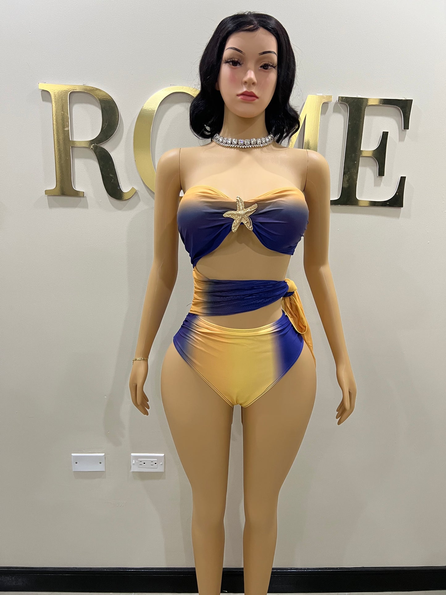 Starfish 2 Pcs Monokini & Skirt Set