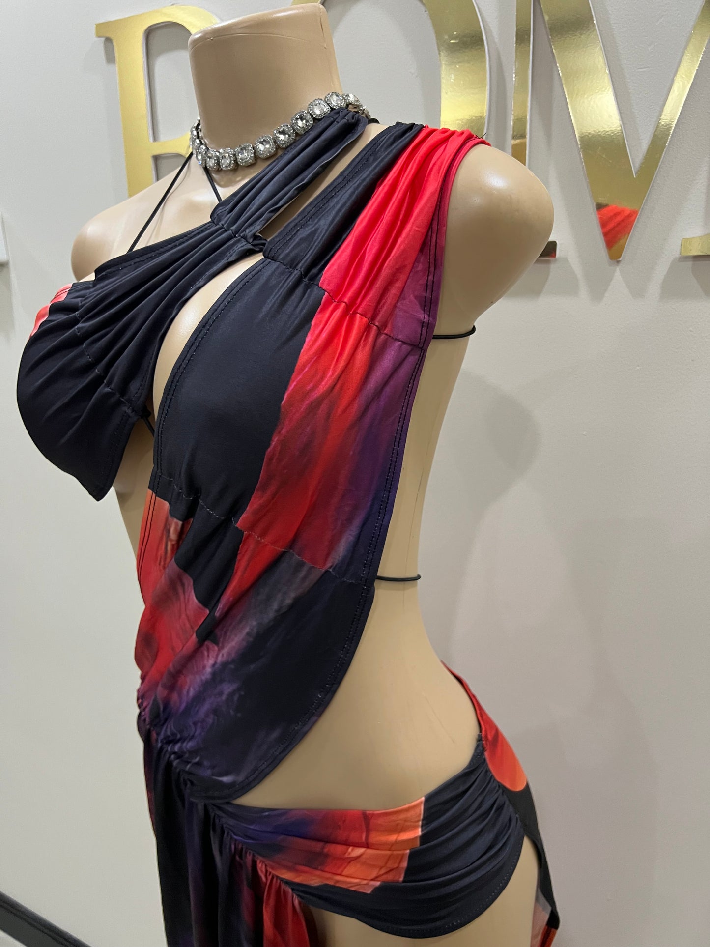 Amelia Giselle Dress (Abstract)