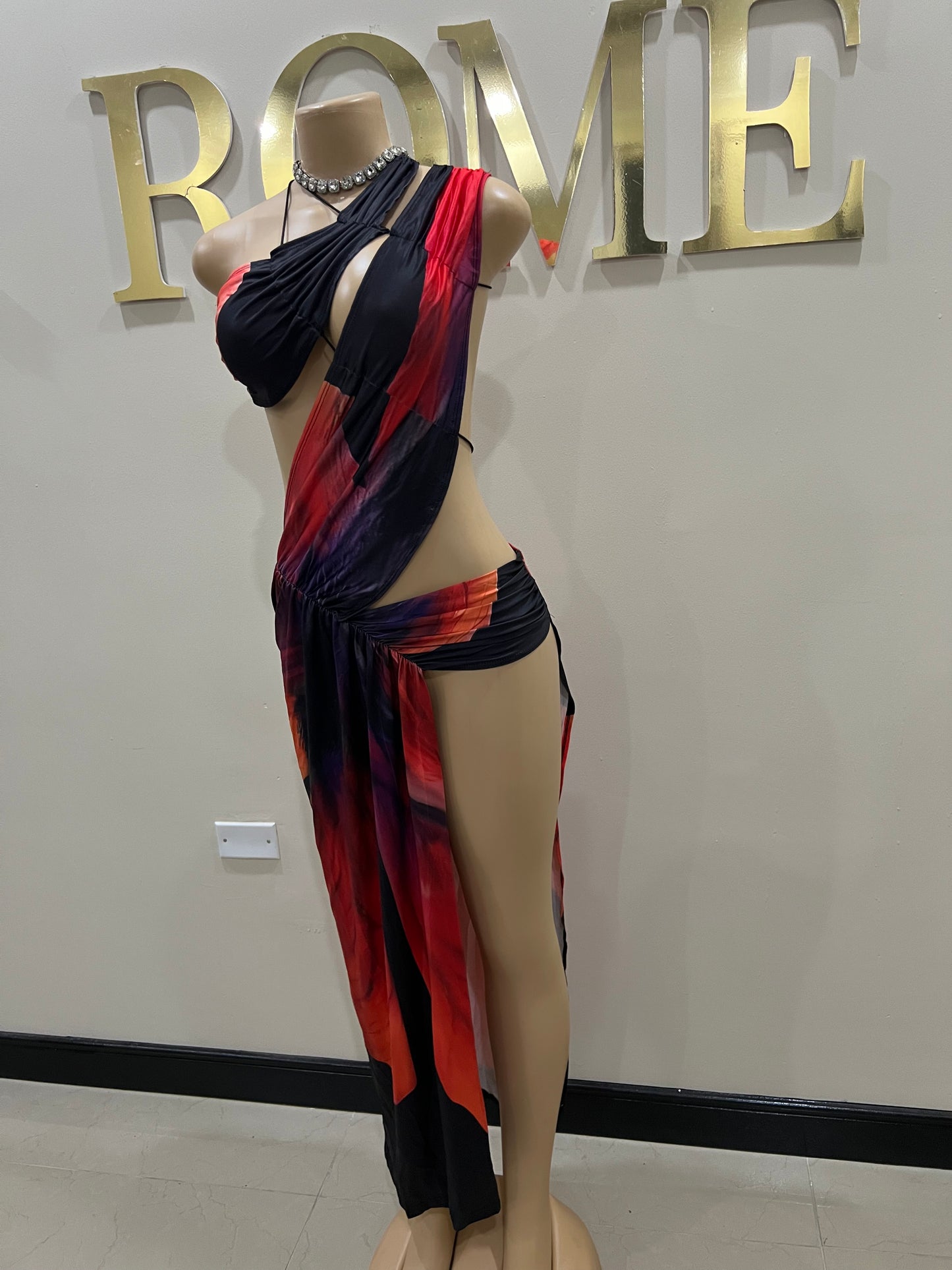 Amelia Giselle Dress (Abstract)