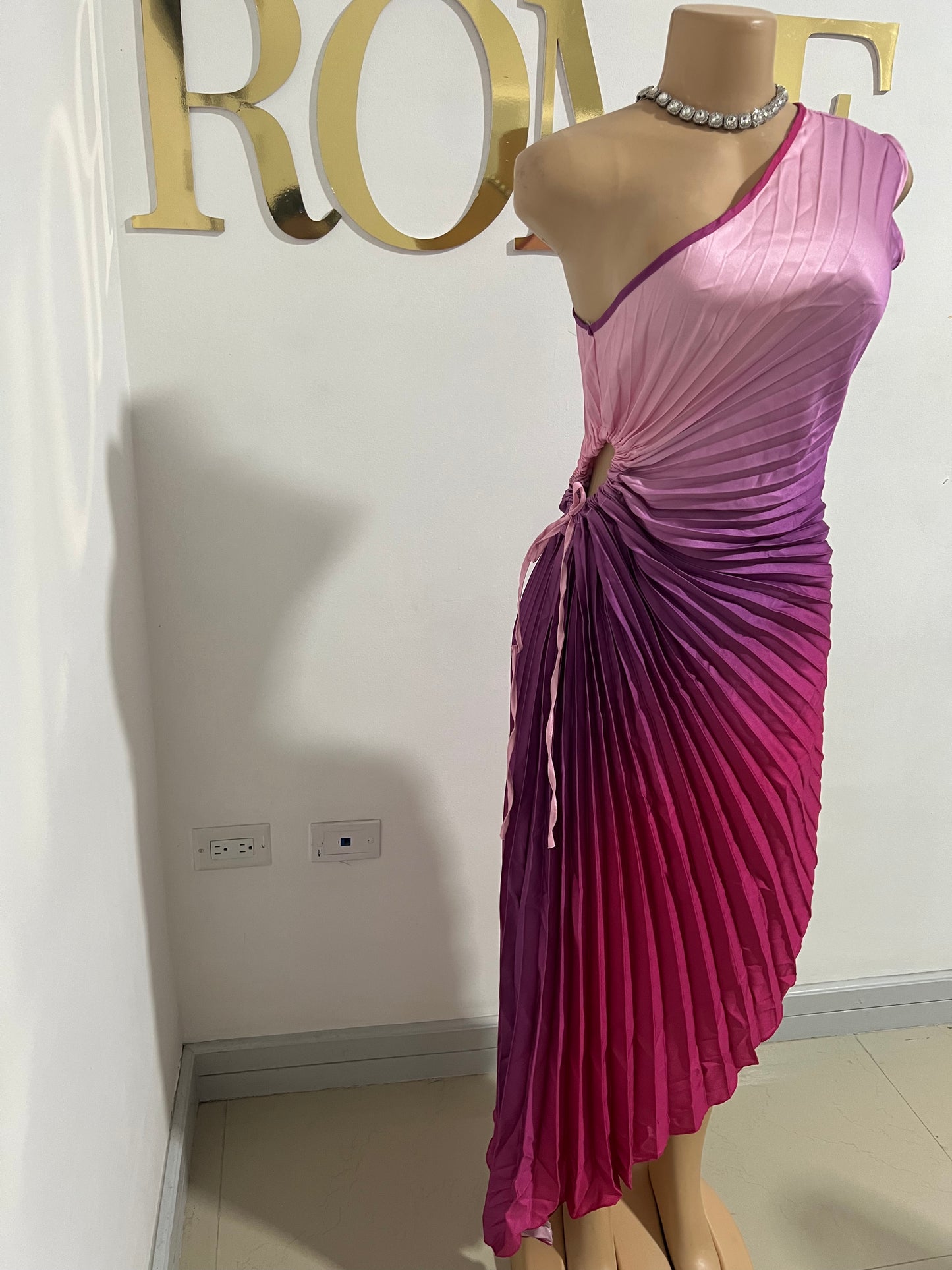 Carli Dress (Pink - purple)