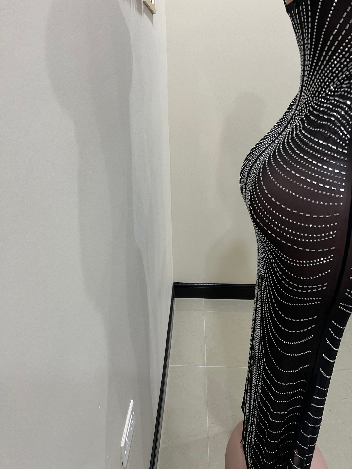 Gianna Medusa Dress (Black)