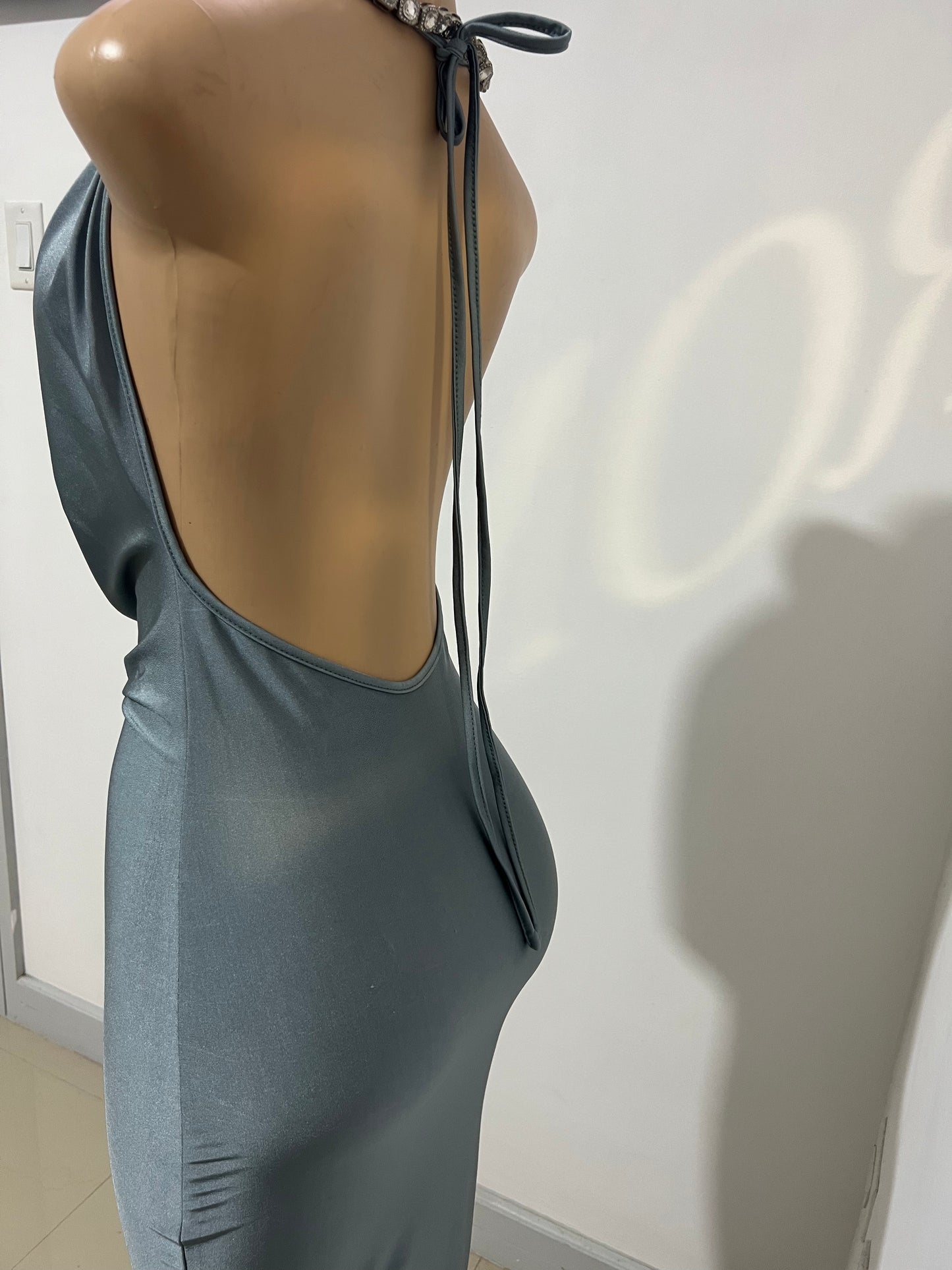 Sinatra Slay Dress (Grey)