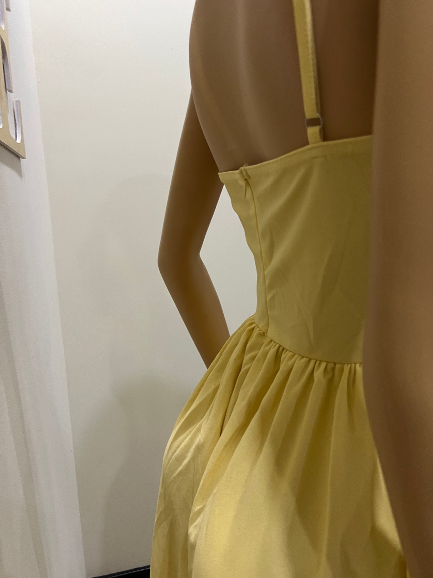 Daisy Diana Dress (Pale Yellow)