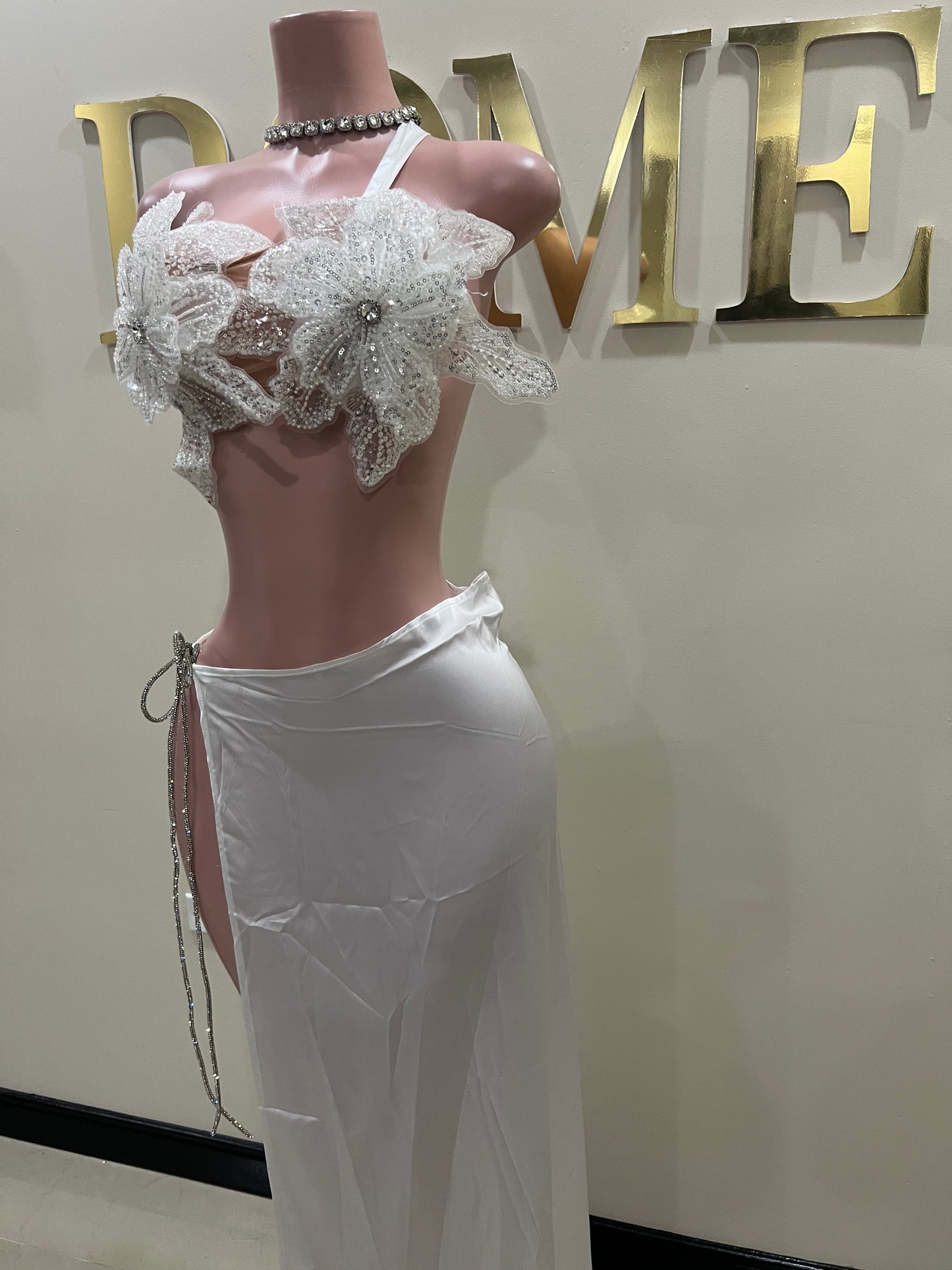 Rachel Flower Skirt Set