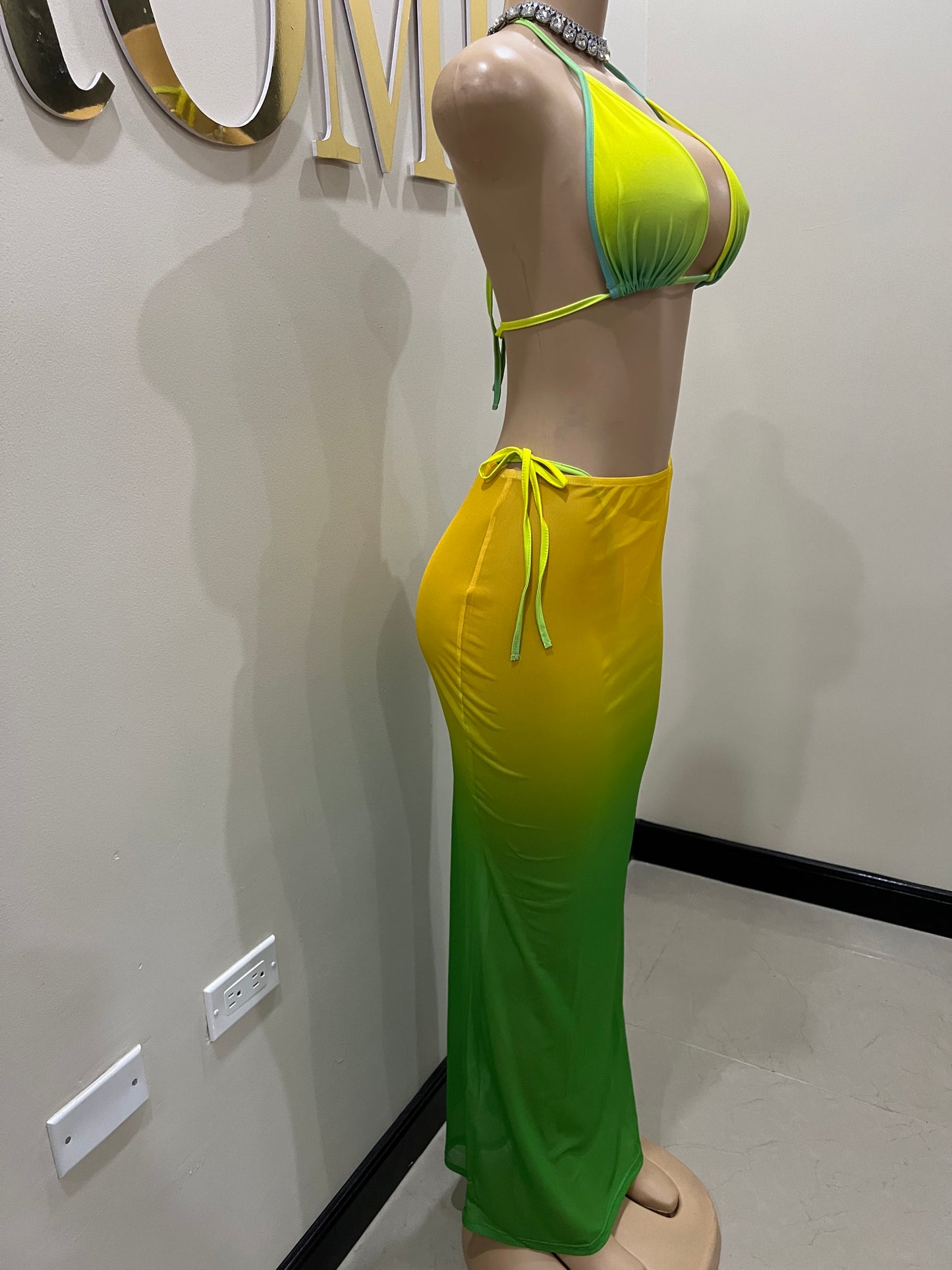 Margarita 3 Pcs Mesh Skirt Set