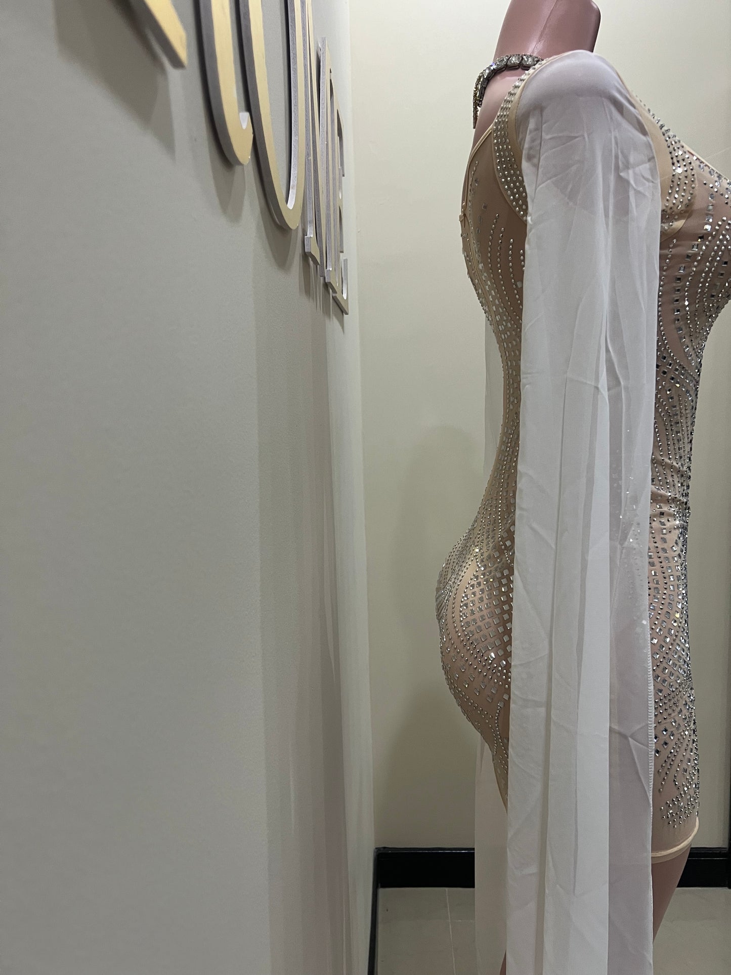 Phoenix Dress (Nude)