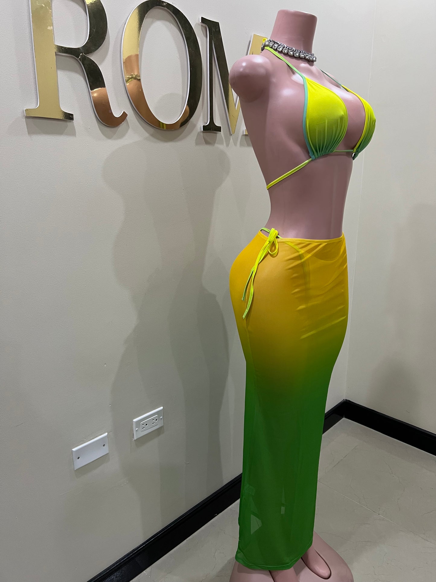 Margarita 3 Pcs Mesh Skirt Set