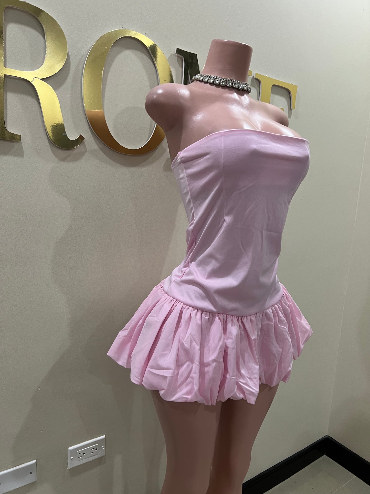 Solange Princess Pumpkin Dress (Pink)