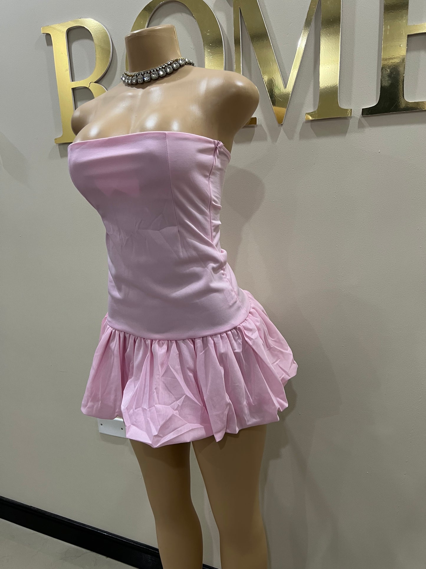 Solange Princess Pumpkin Dress (Pink)