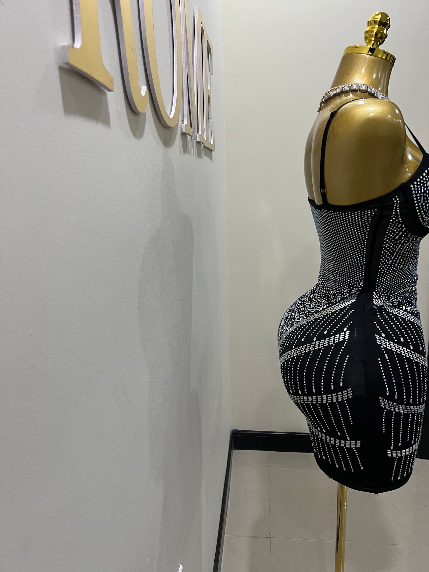 Star Crystal Dress (Black)