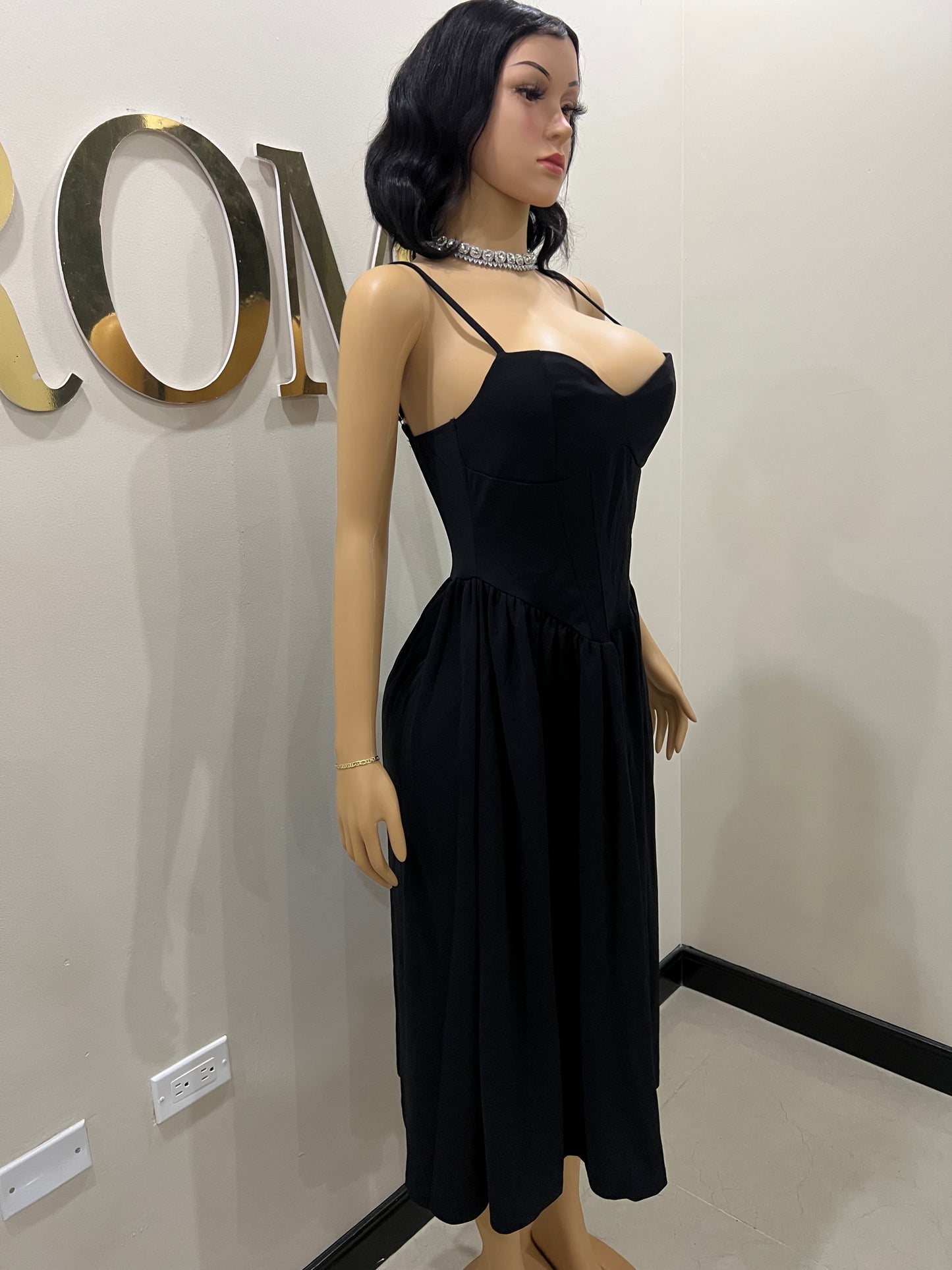 Daisy Diana Dress (Black)