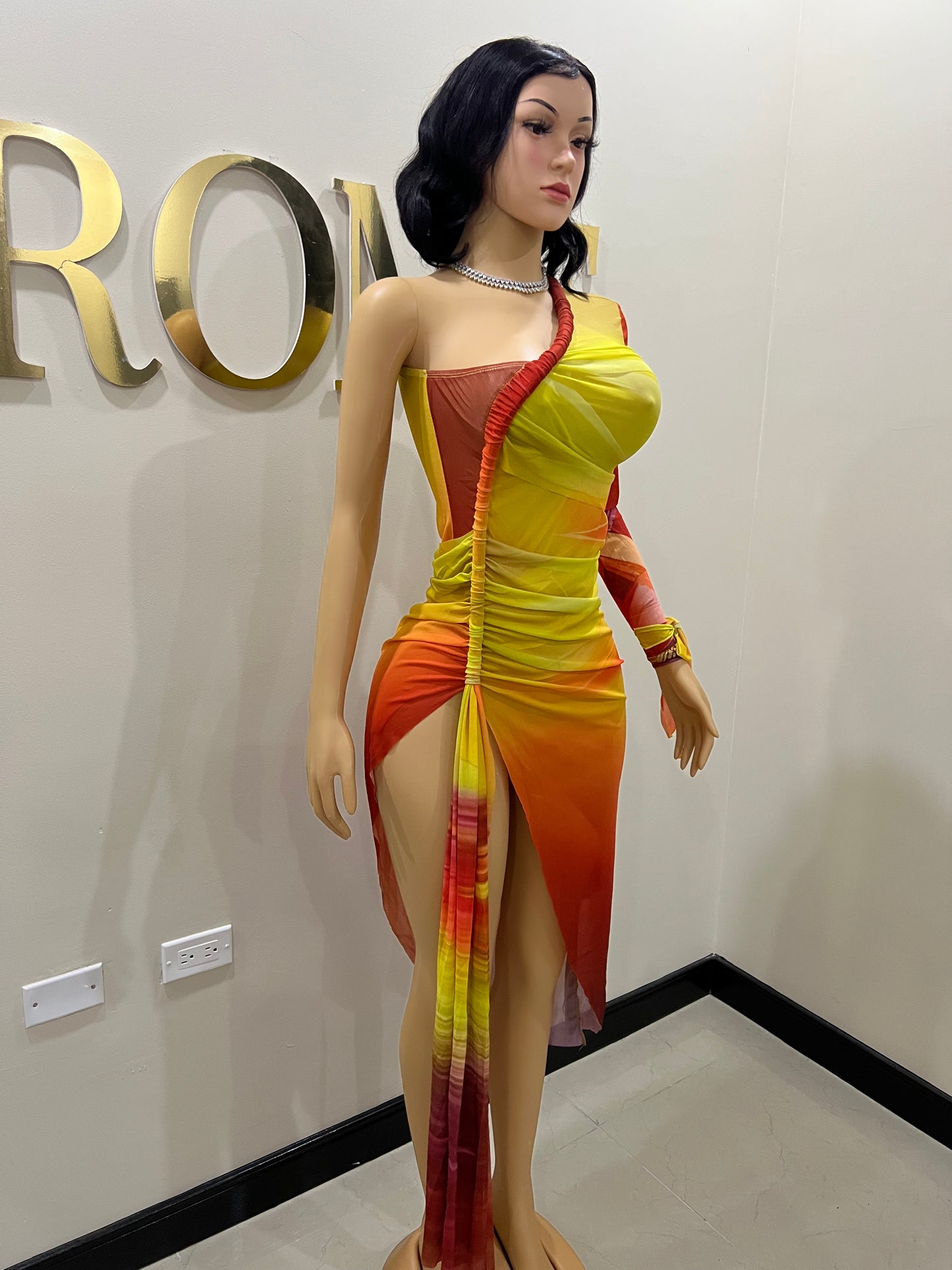 Cairo Carli Mesh Dress