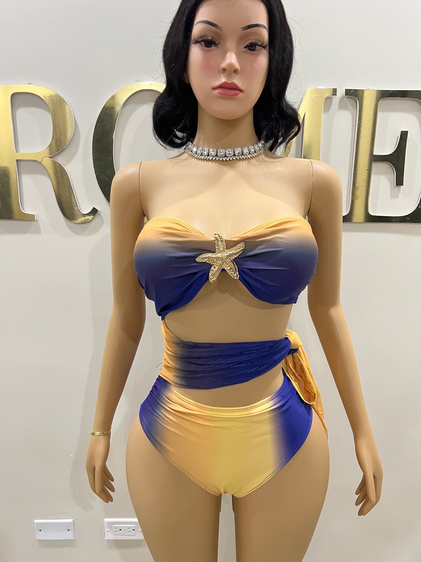 Starfish 2 Pcs Monokini & Skirt Set