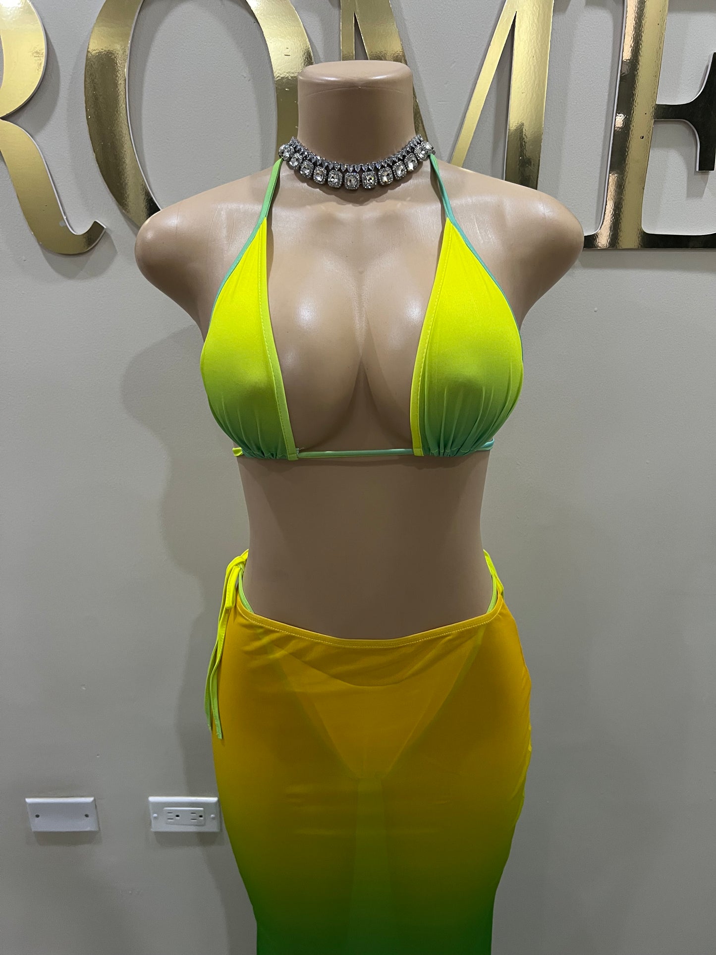 Margarita 3 Pcs Mesh Skirt Set