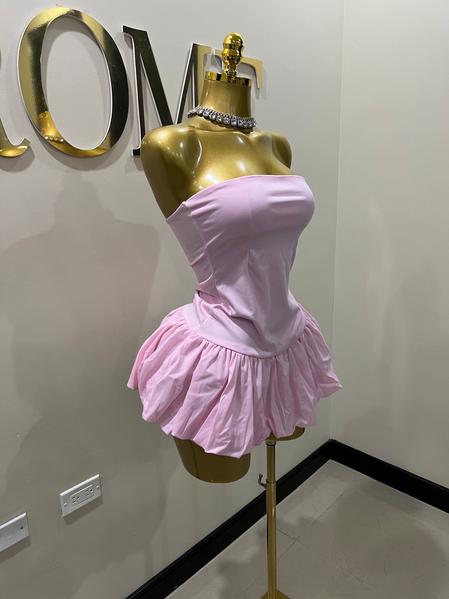 Solange Princess Pumpkin Dress (Pink)