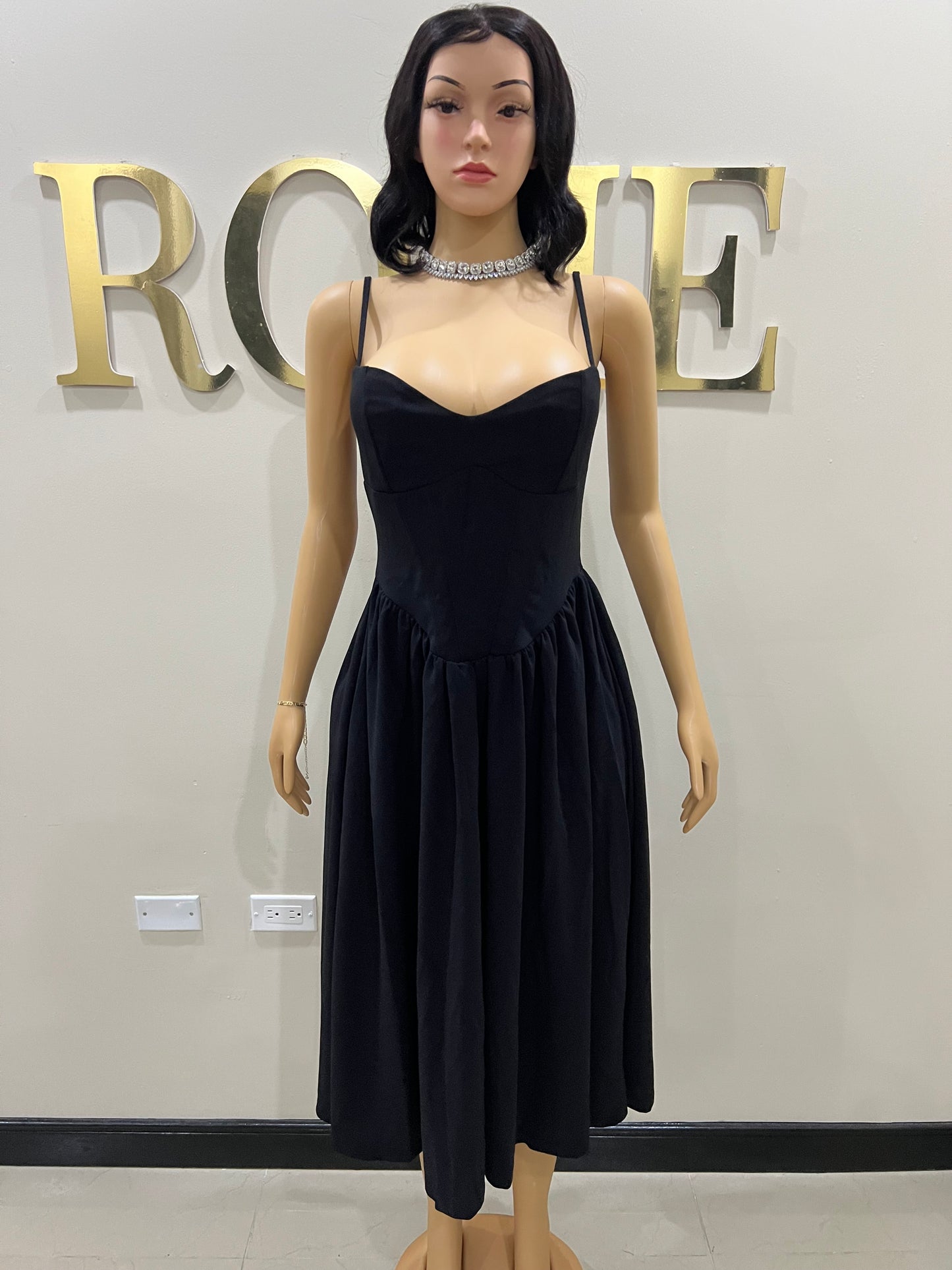 Daisy Diana Dress (Black)