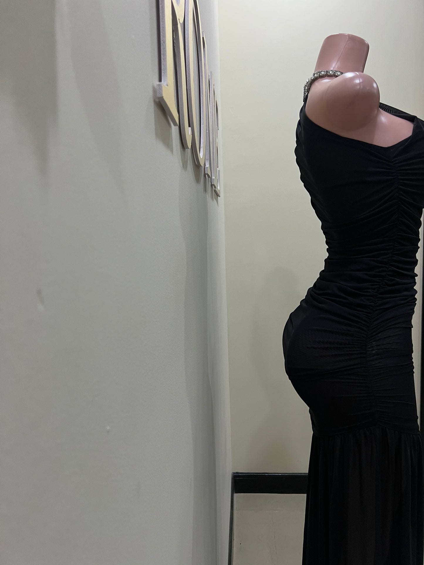 Michelle Mesh Dress (Black)