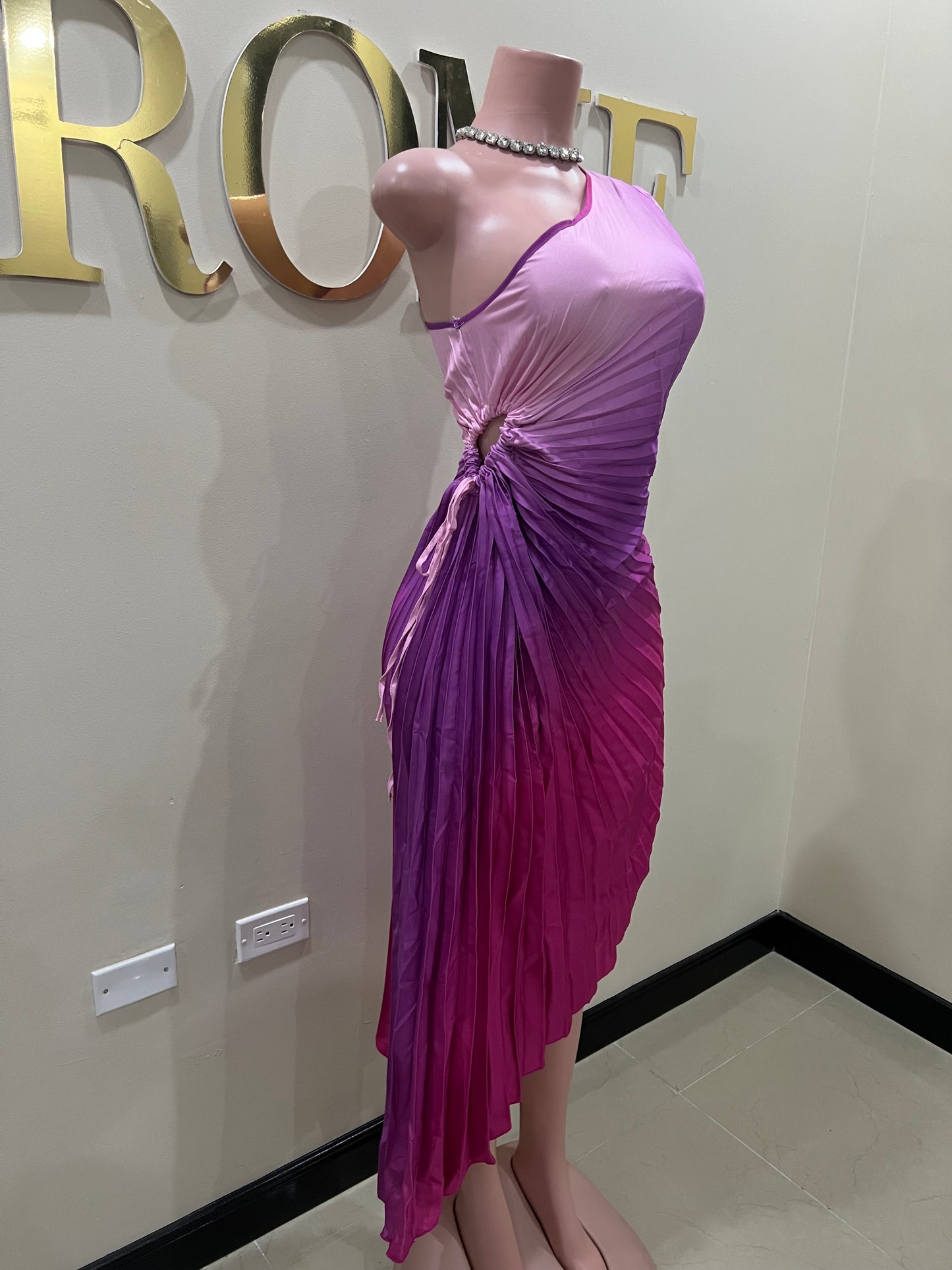 Carli Dress (Pink - purple)