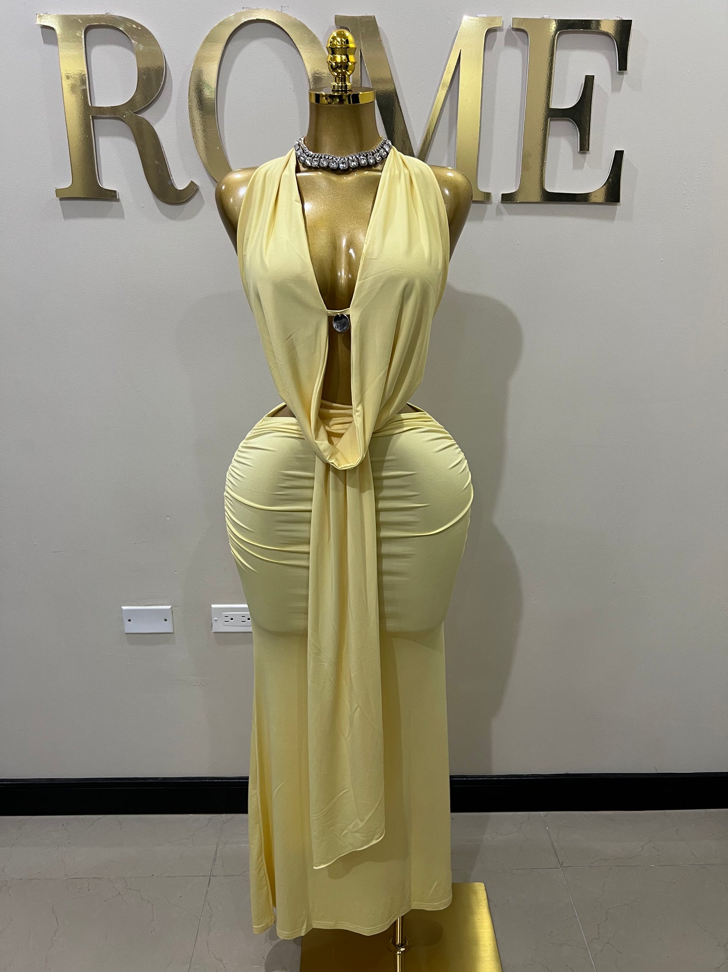 Astra Skirt Set (Yellow)