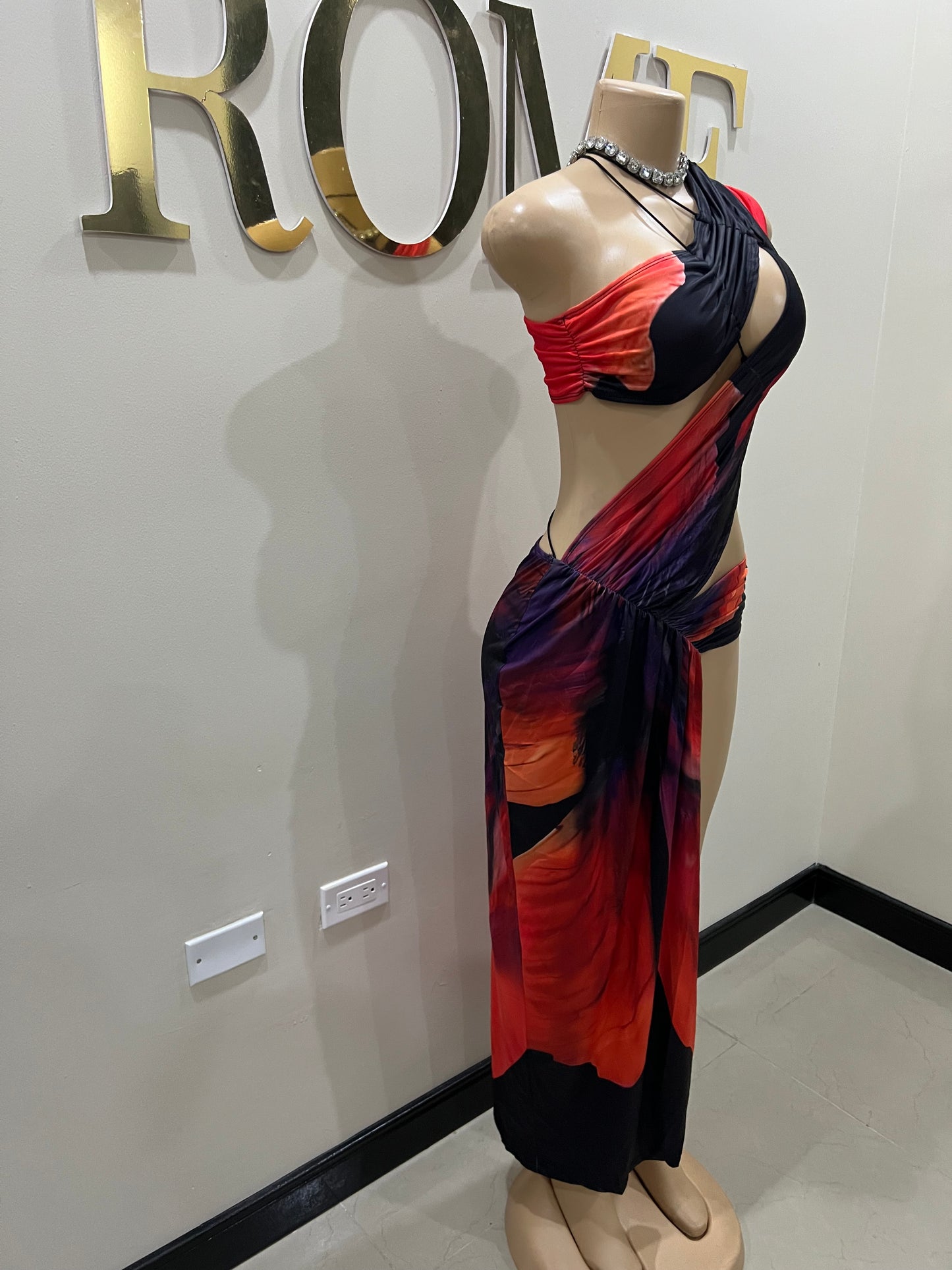 Amelia Giselle Dress (Abstract)