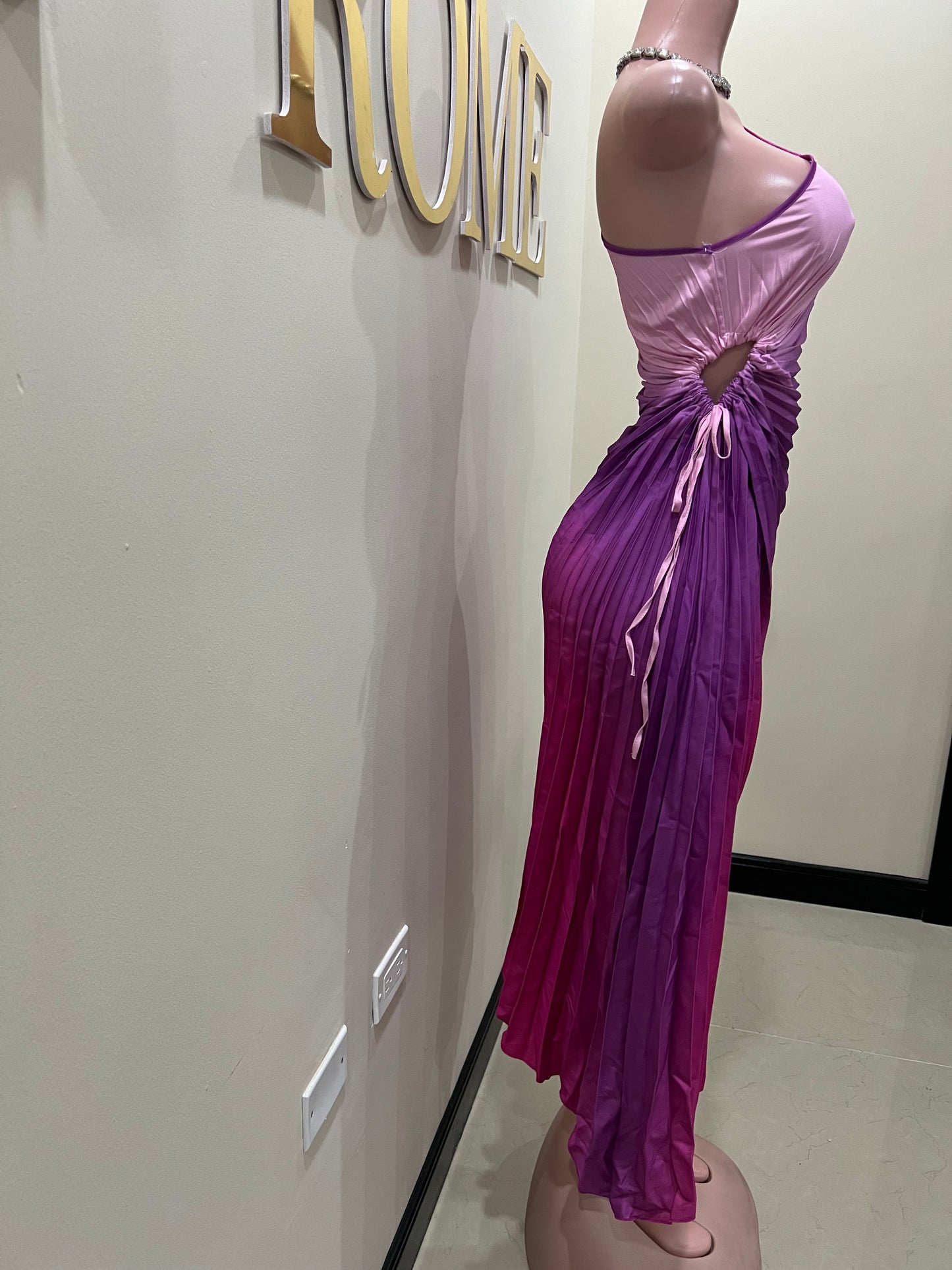 Carli Dress (Pink - purple)